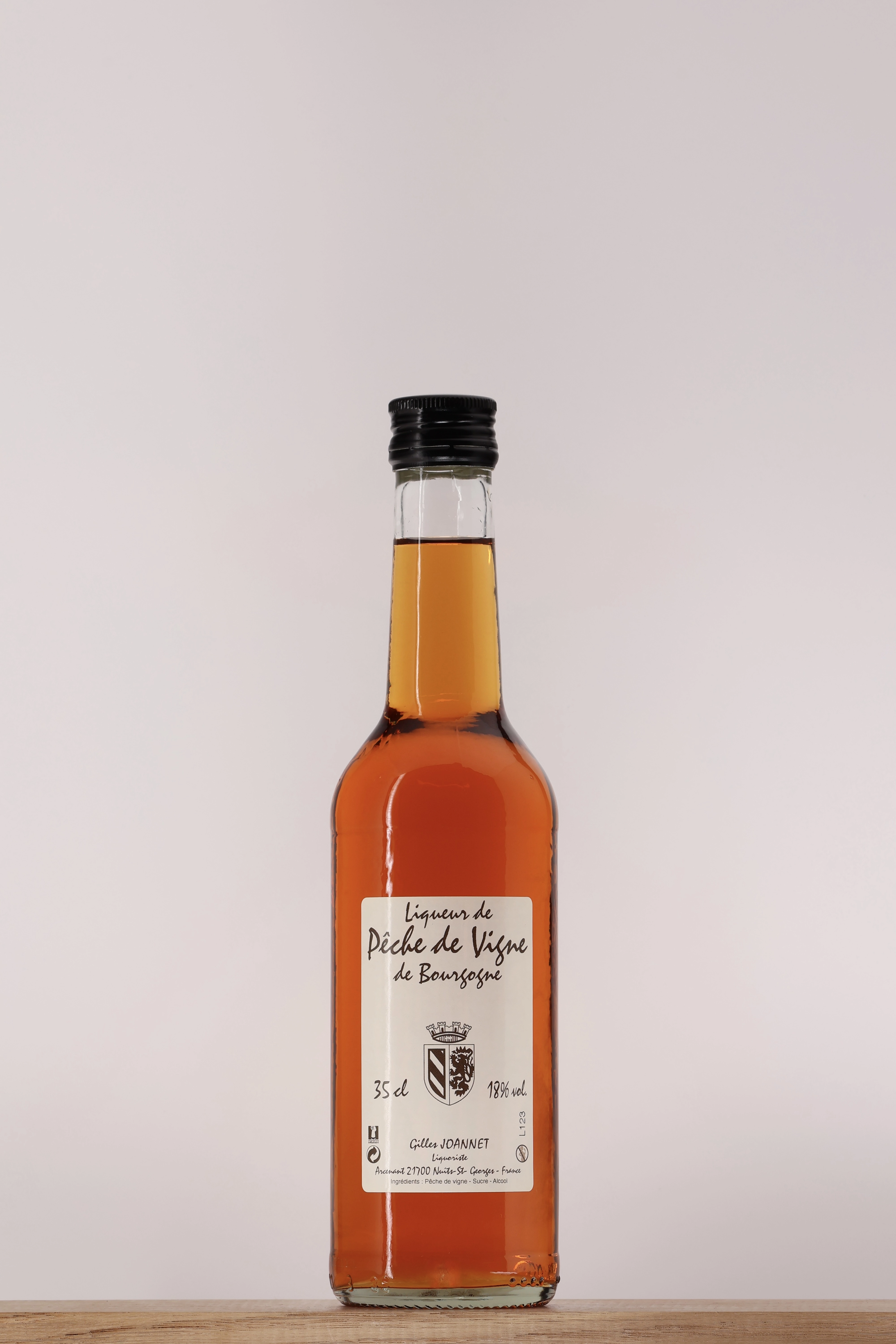 Liqueur de Pêche de Vigne de Bourgogne Joannet 35cl Liqueur de Pêche de Vigne de Bourgogne Joannet 35cl