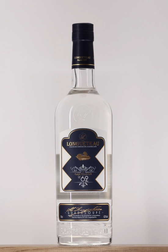 Rhum blanc Pure canne 62° Longueteau