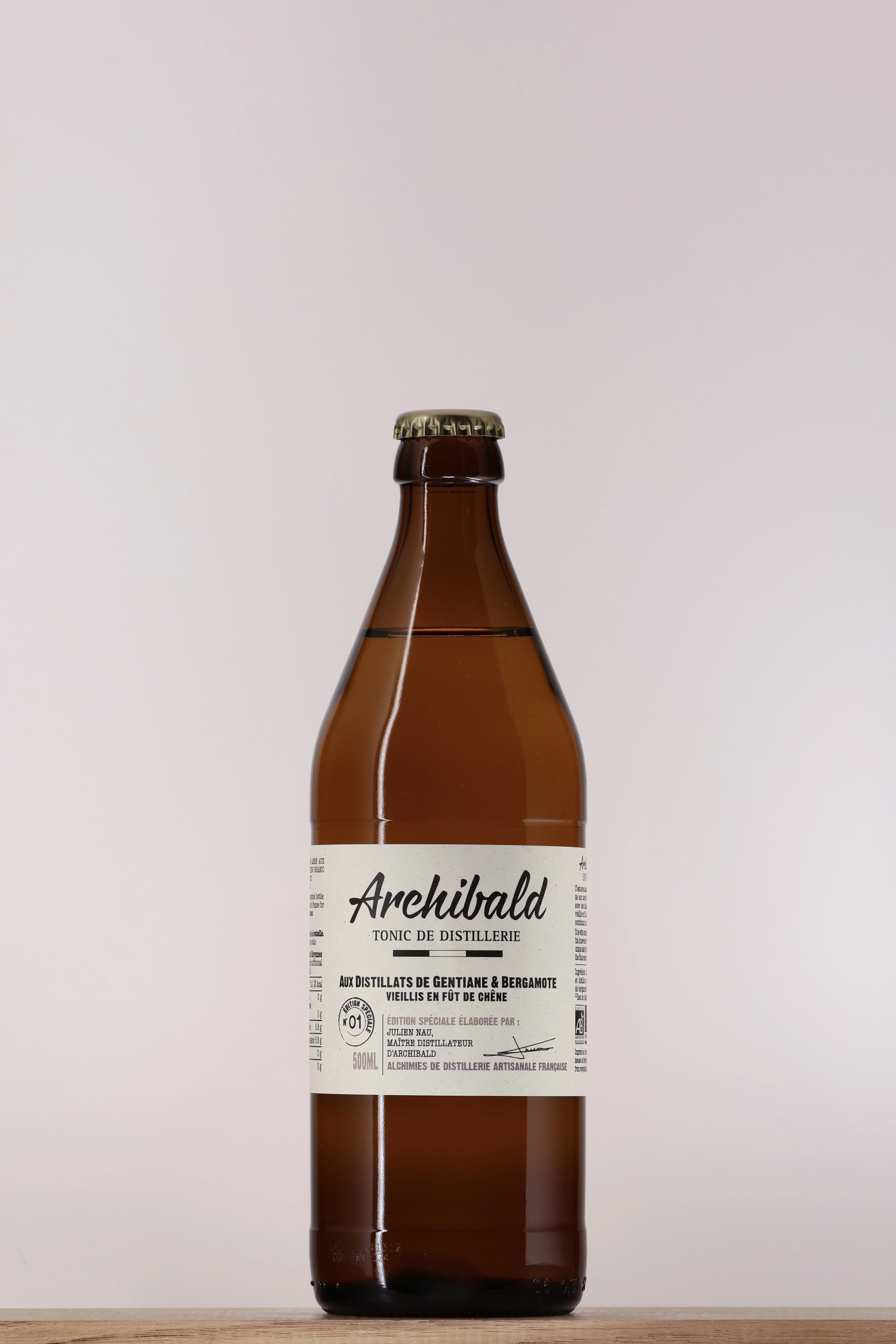 Tonic de Distillerie Bergamote & Gentiane en Fût Archibald 50cl