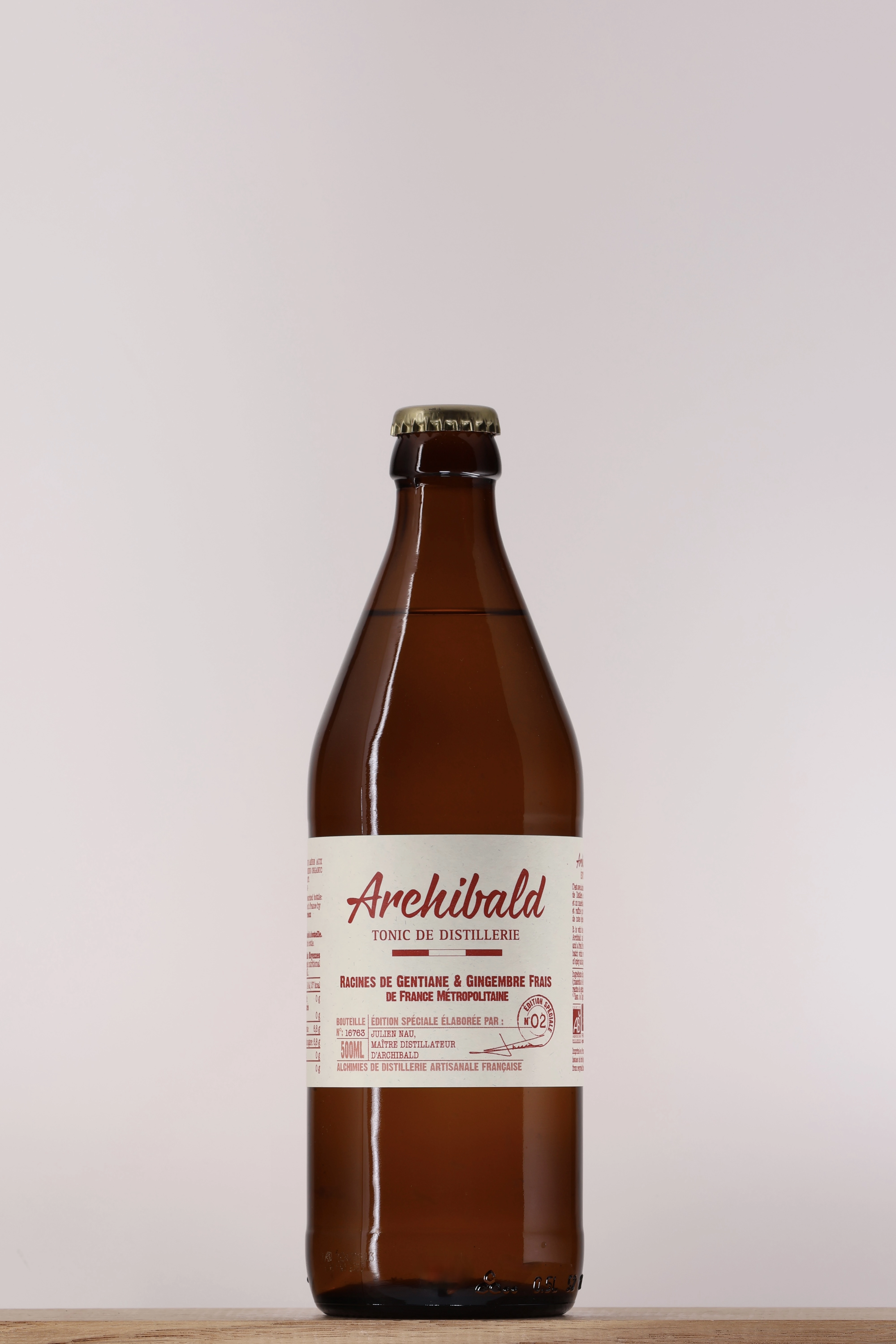 Tonic de Distillerie Gingembre frais & Gentiane Archibald 50cl Tonic de Distillerie Gingembre frais & Gentiane Archibald 50cl