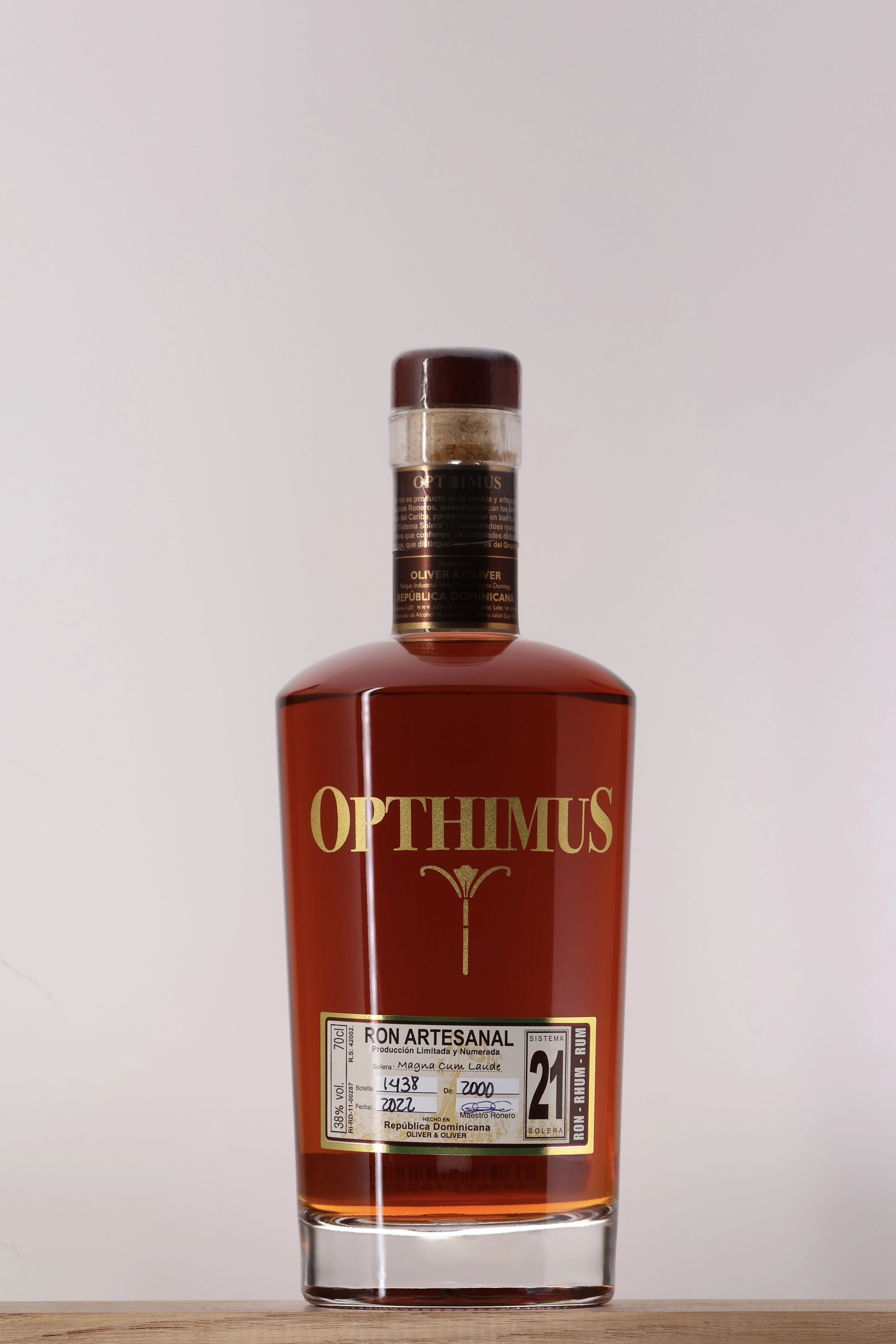 Rhum Opthimus 21 ans Rhum Opthimus 21 ans
