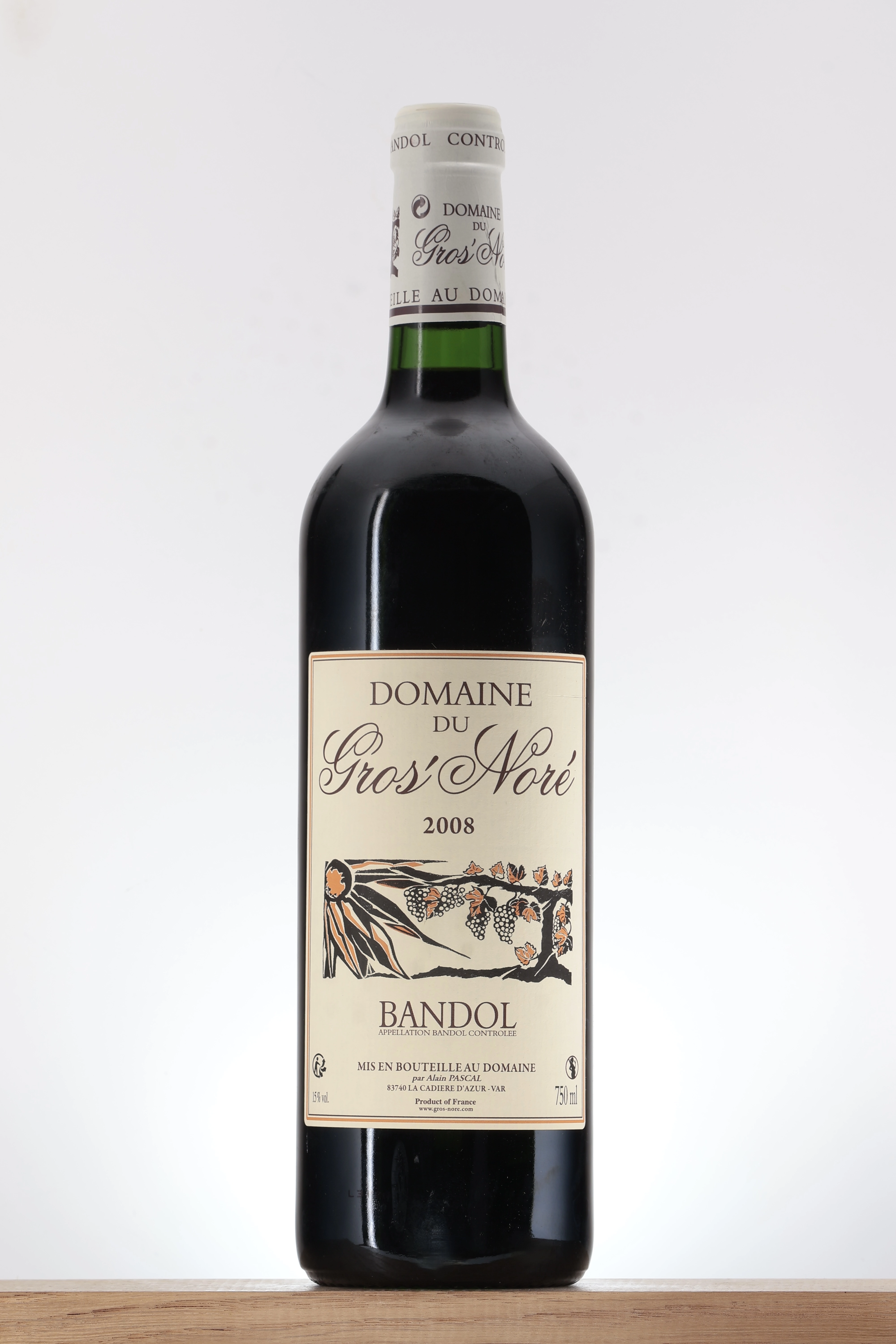 Bandol rouge 2008 Domaine du Gros Noré Bandol rouge 2008 Domaine du Gros Noré