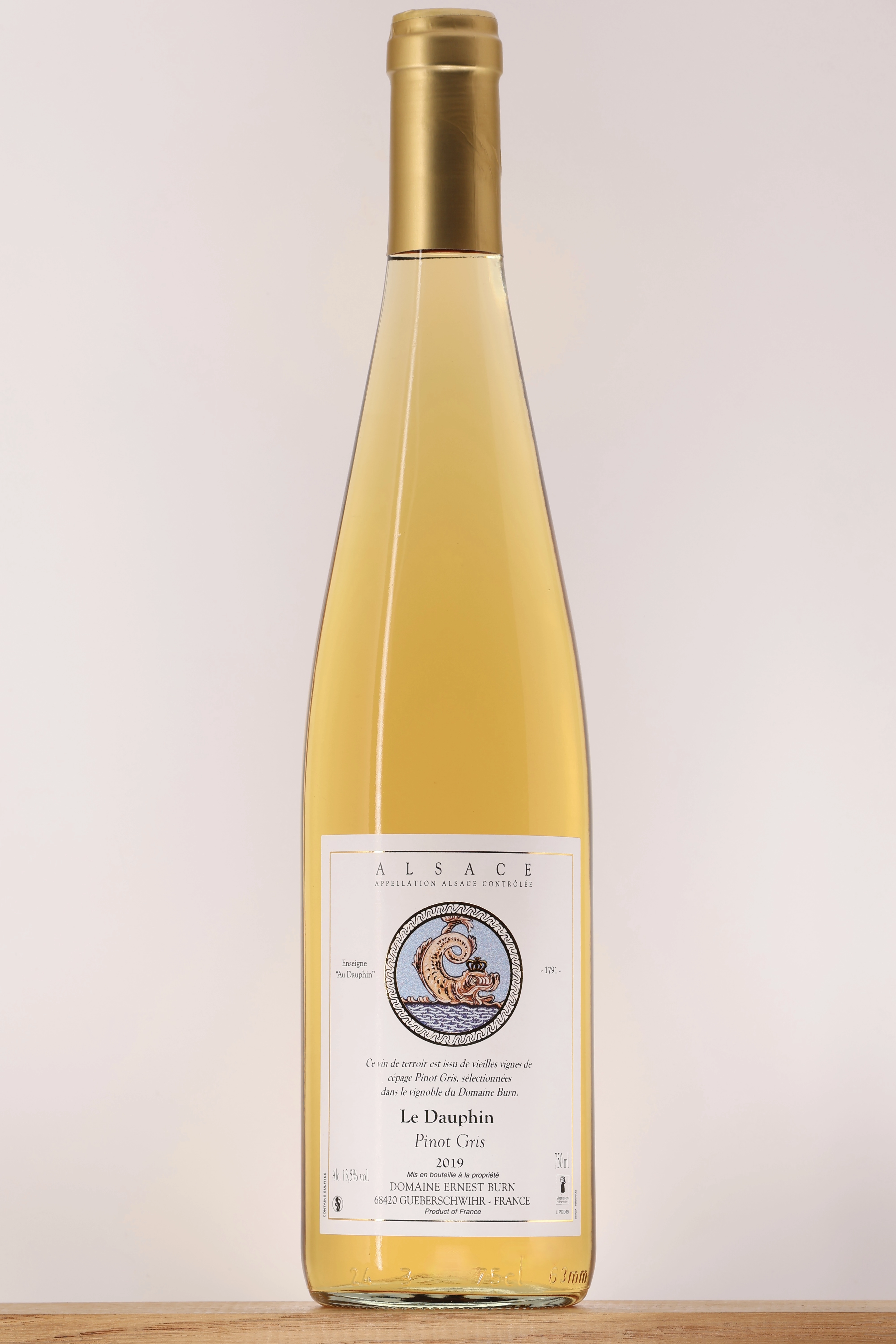 Alsace Pinot Gris Le Dauphin VV 2019 Domaine Ernest Burn Alsace Pinot Gris Le Dauphin VV 2019 Domaine Ernest Burn