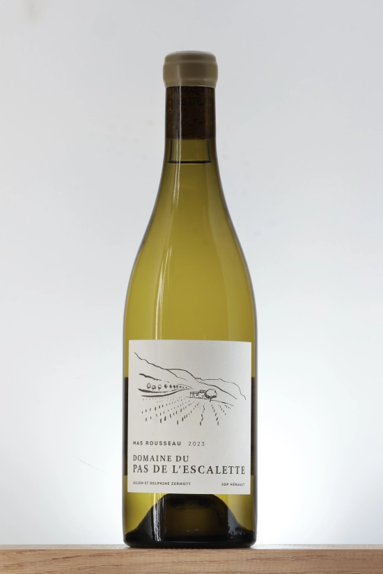 Herault Mas Rousseau blanc 2023 Domaine du Pas de l'Escalette
