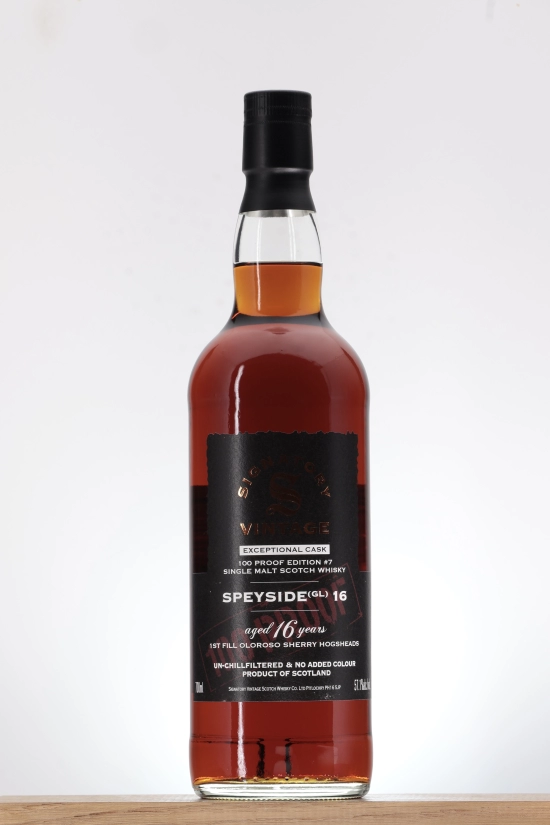Whisky Secret Speyside Distillery 16 ans Oloroso Sherry Signatory Vintage