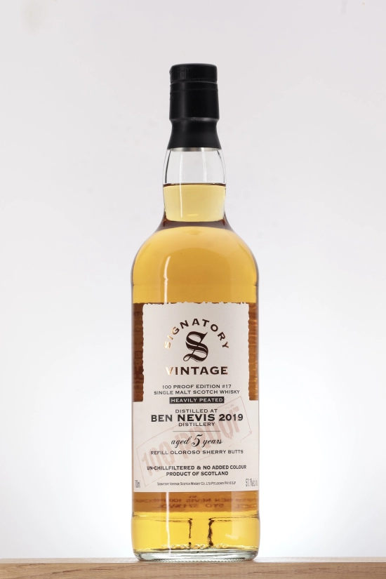 Whisky Ben Nevis 2019 Heavily Peated Refill Oloroso Butts Signatory Vintage