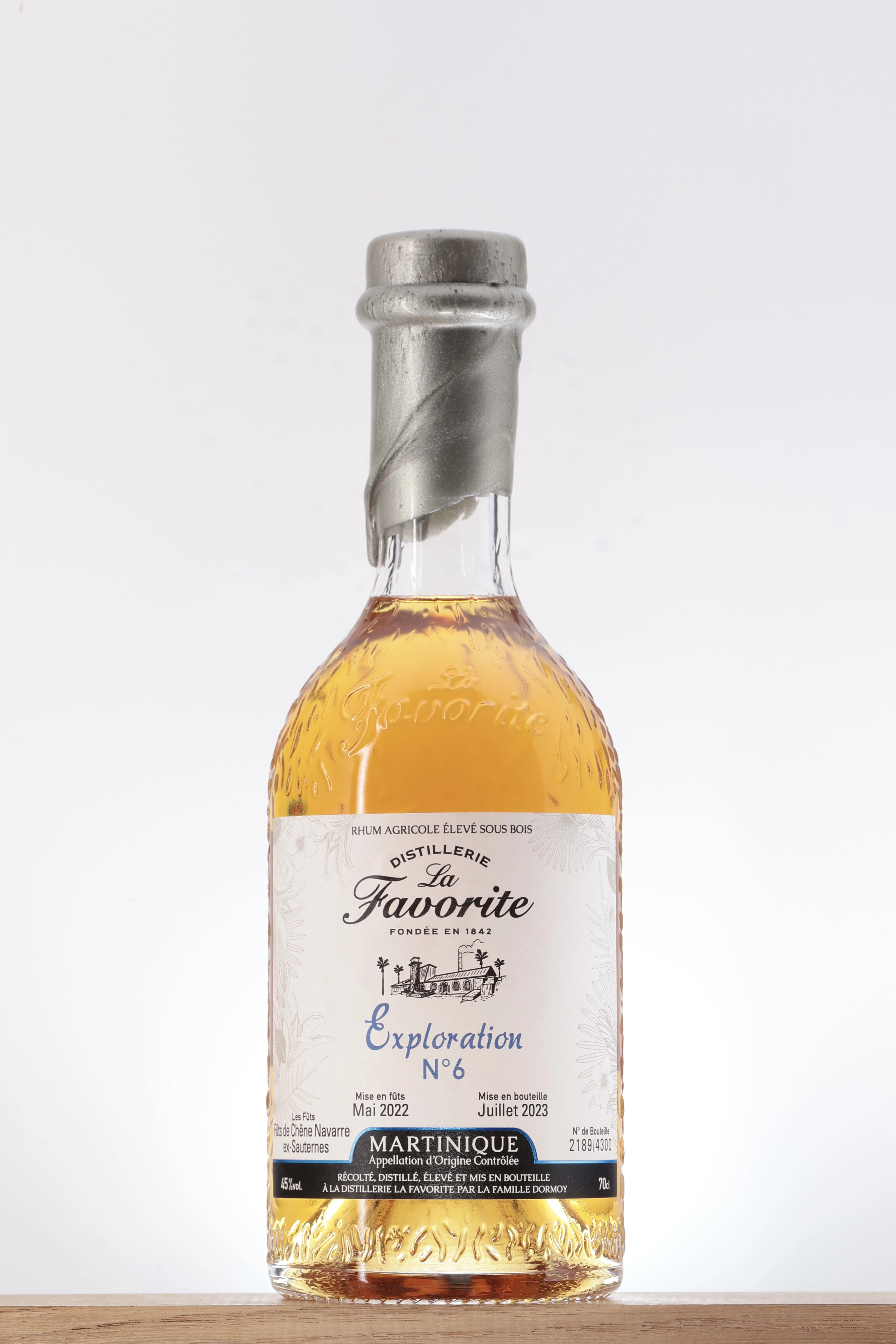 Rhum Agricole Cuvée Exploration N°6 Distillerie La Favorite Rhum Agricole Cuvée Exploration N°6 Distillerie La Favorite