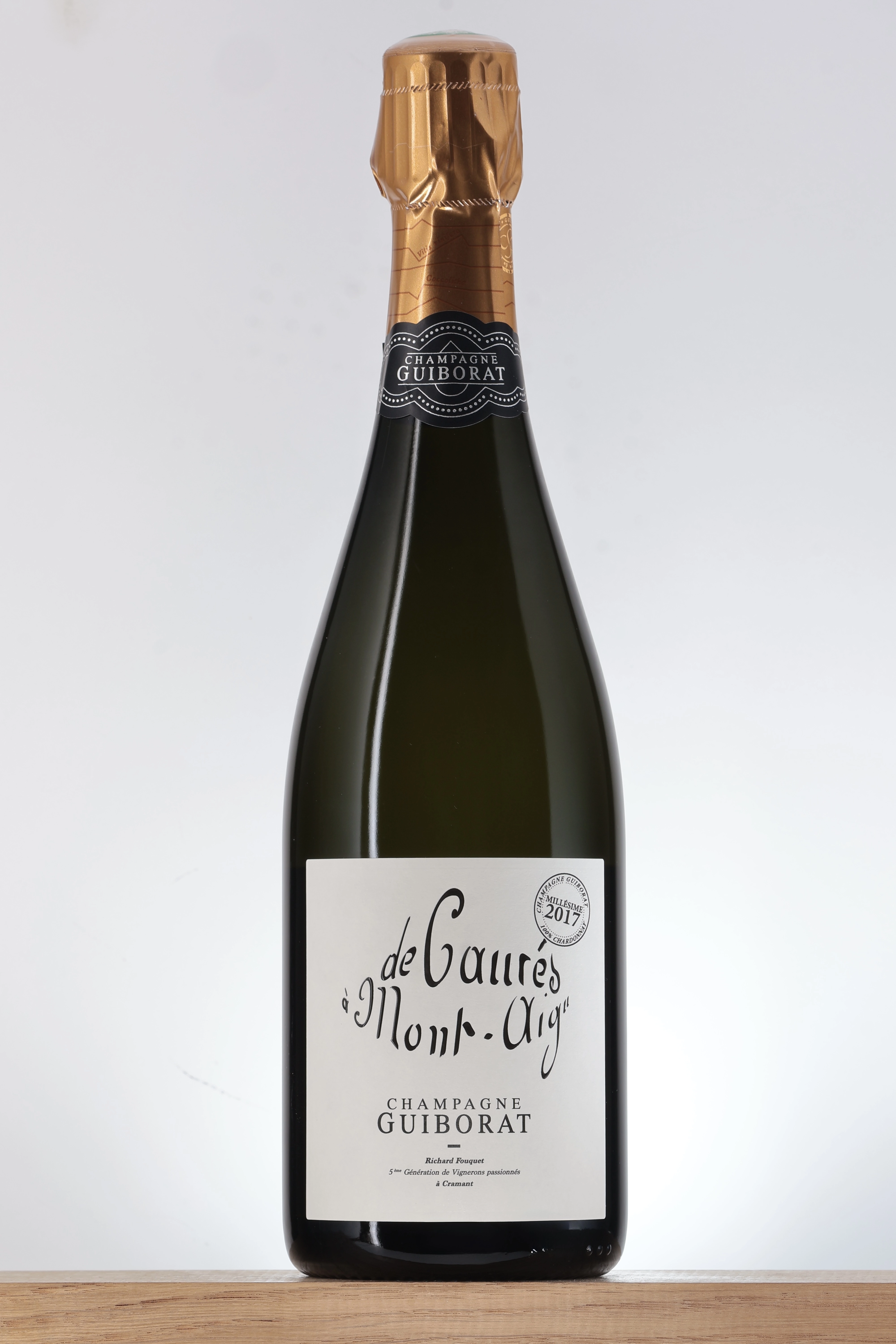 Champagne De Caurés à Mont Aigu Blancs de Blancs 2017 Champagne Guiborat Champagne De Caurés à Mont Aigu Blancs de Blancs 2017 Champagne Guiborat
