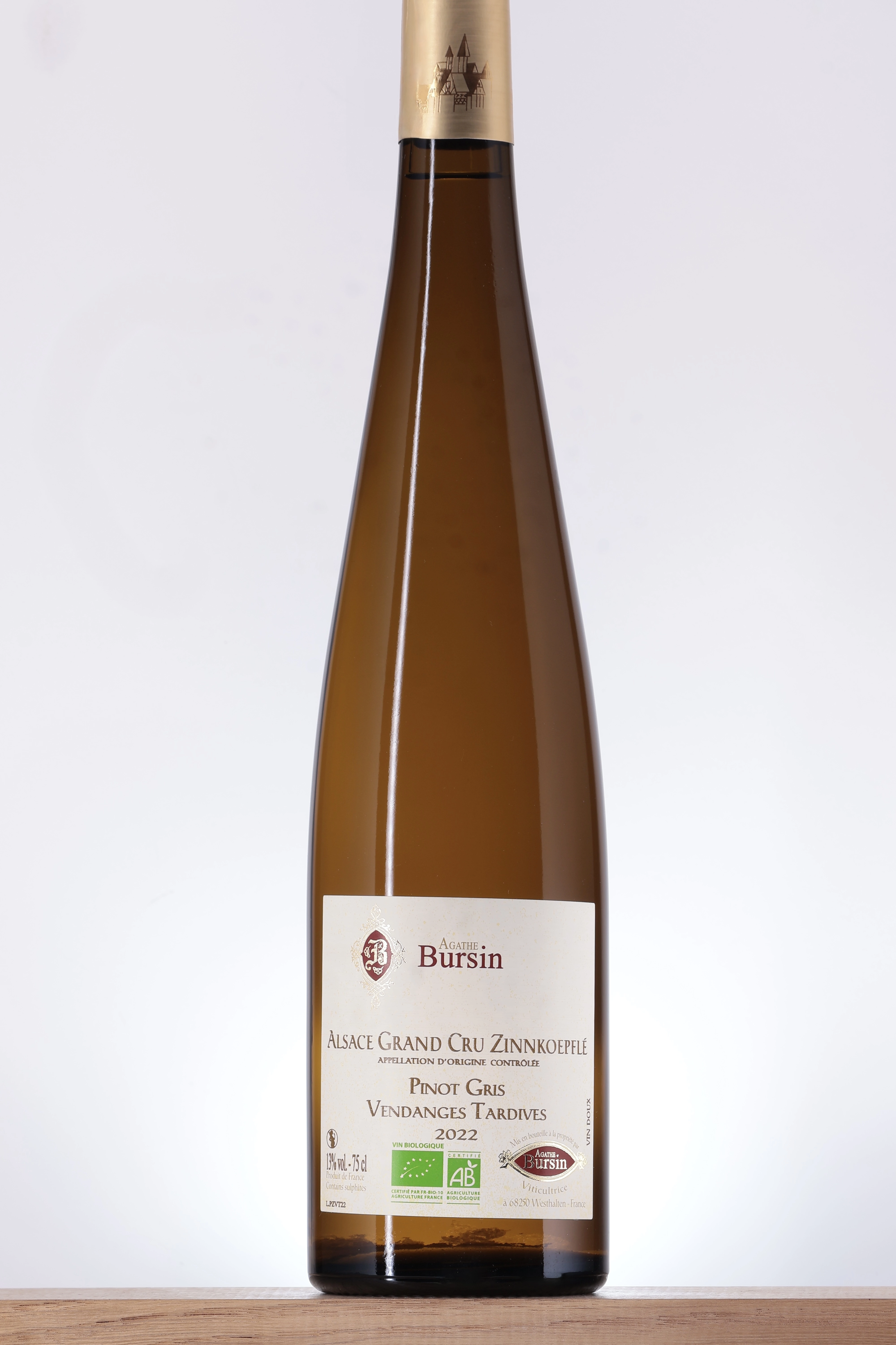 Pinot Gris VT Grand Cru Zinnkoepflé 2022 Domaine Agathe Bursin Pinot Gris VT Grand Cru Zinnkoepflé 2022 Domaine Agathe Bursin