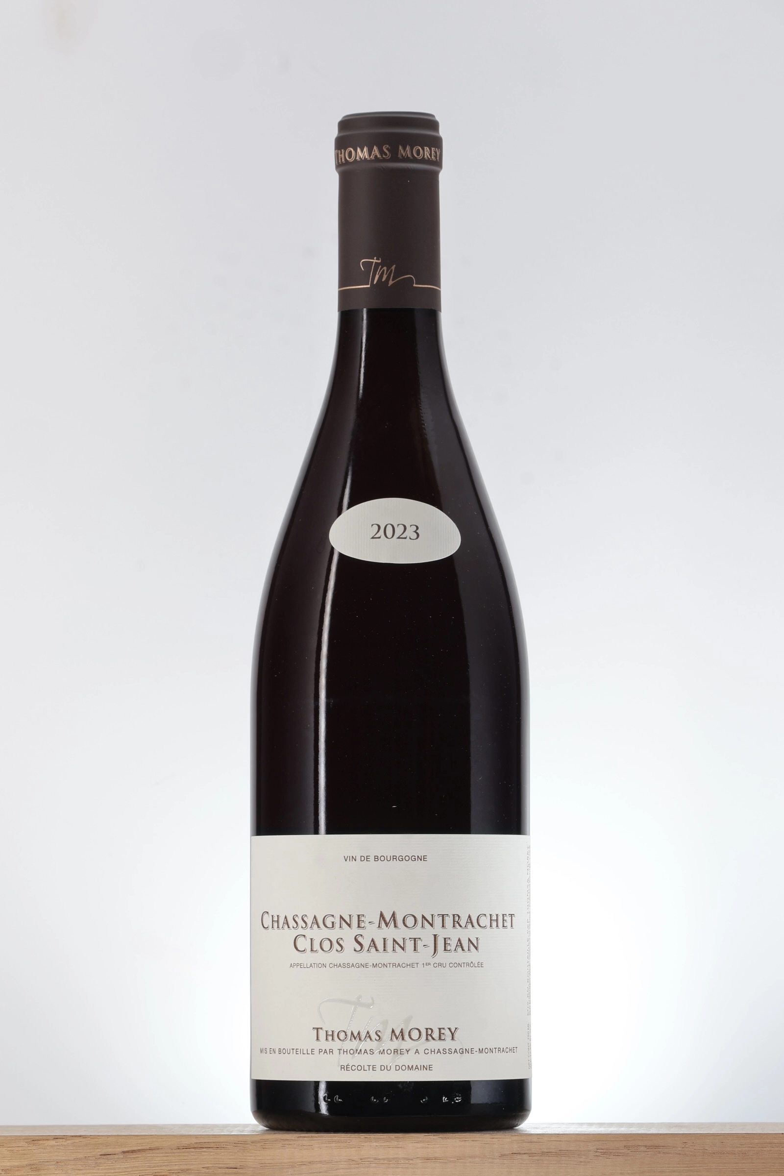 Chassagne Montrachet rouge 1er cru Clos Saint Jean 2023 Domaine Thomas Morey