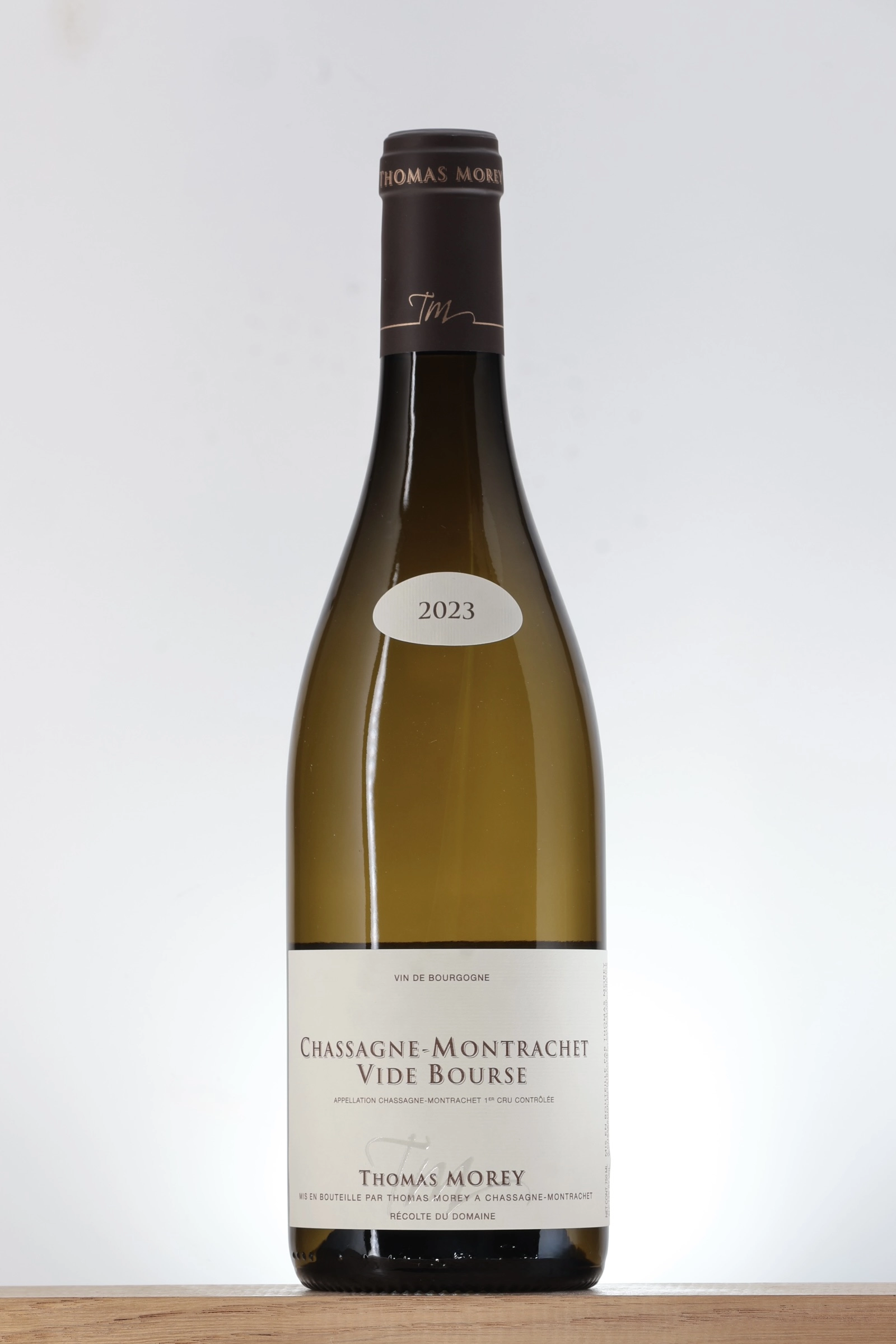 Chassagne Montrachet 1er cru Vide Bourse 2023 Domaine Thomas Morey