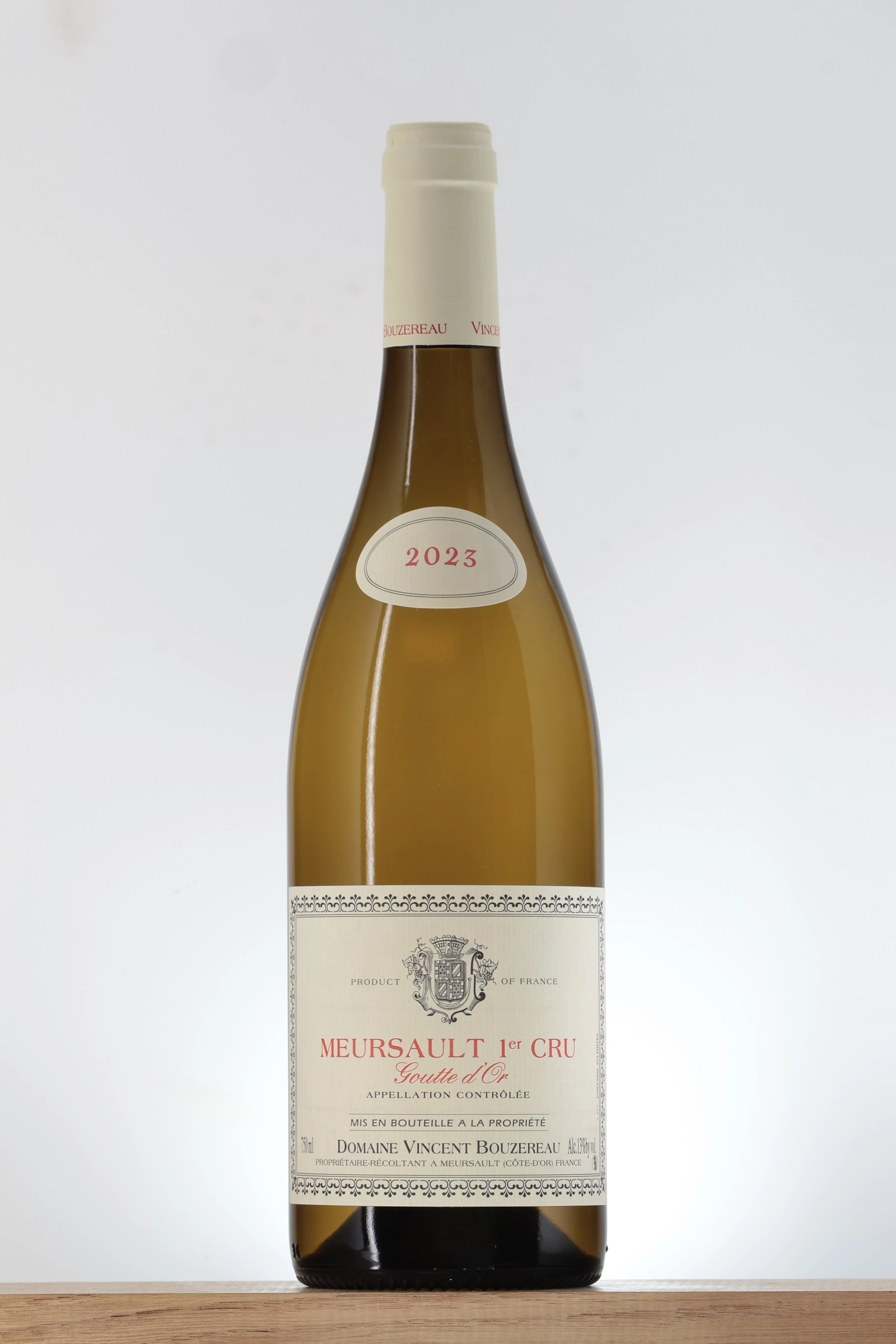 Meursault 1er cru Goutte d'Or 2023 Domaine Vincent Bouzereau