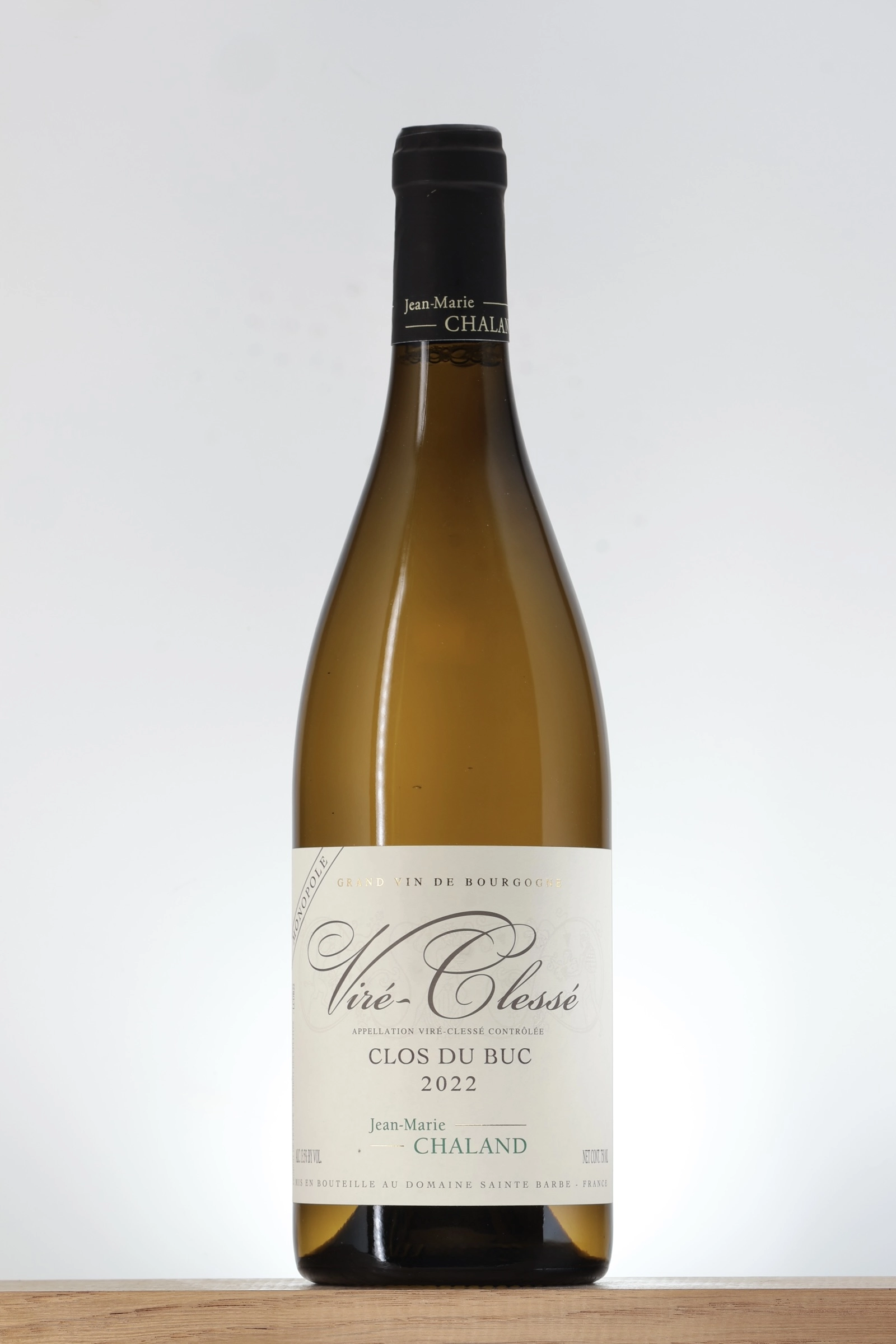 Viré Clessé Clos du Buc Monopole 2022 Domaine Jean-Marie Chaland