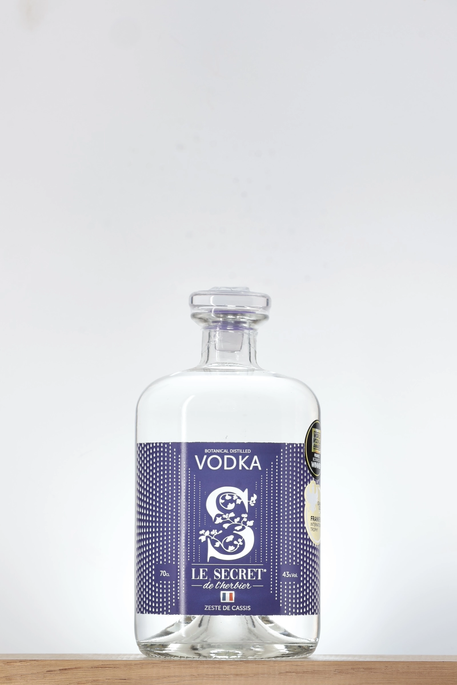 Vodka Zeste de Cassis Distillerie Le Secret de l'Herbier