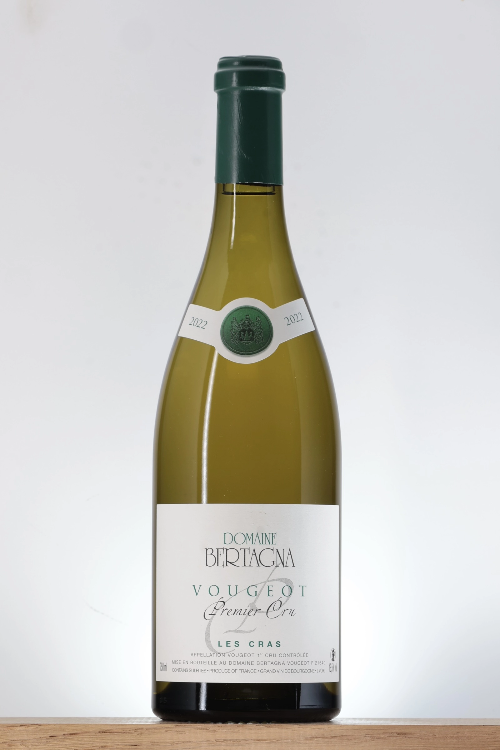 Vougeot blanc 1er cru Les Cras 2022 Domaine Bertagna