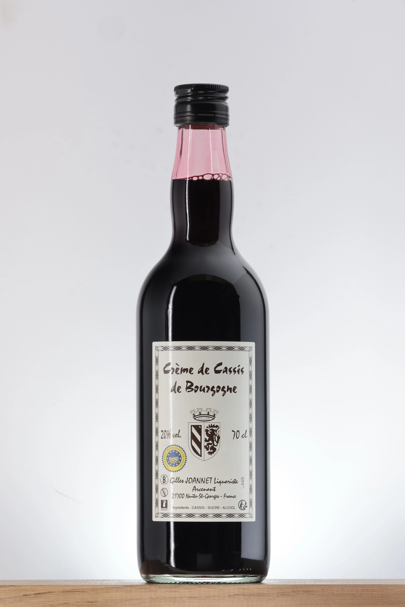 Crème de Cassis de Bourgogne IGP Gilles Joannet