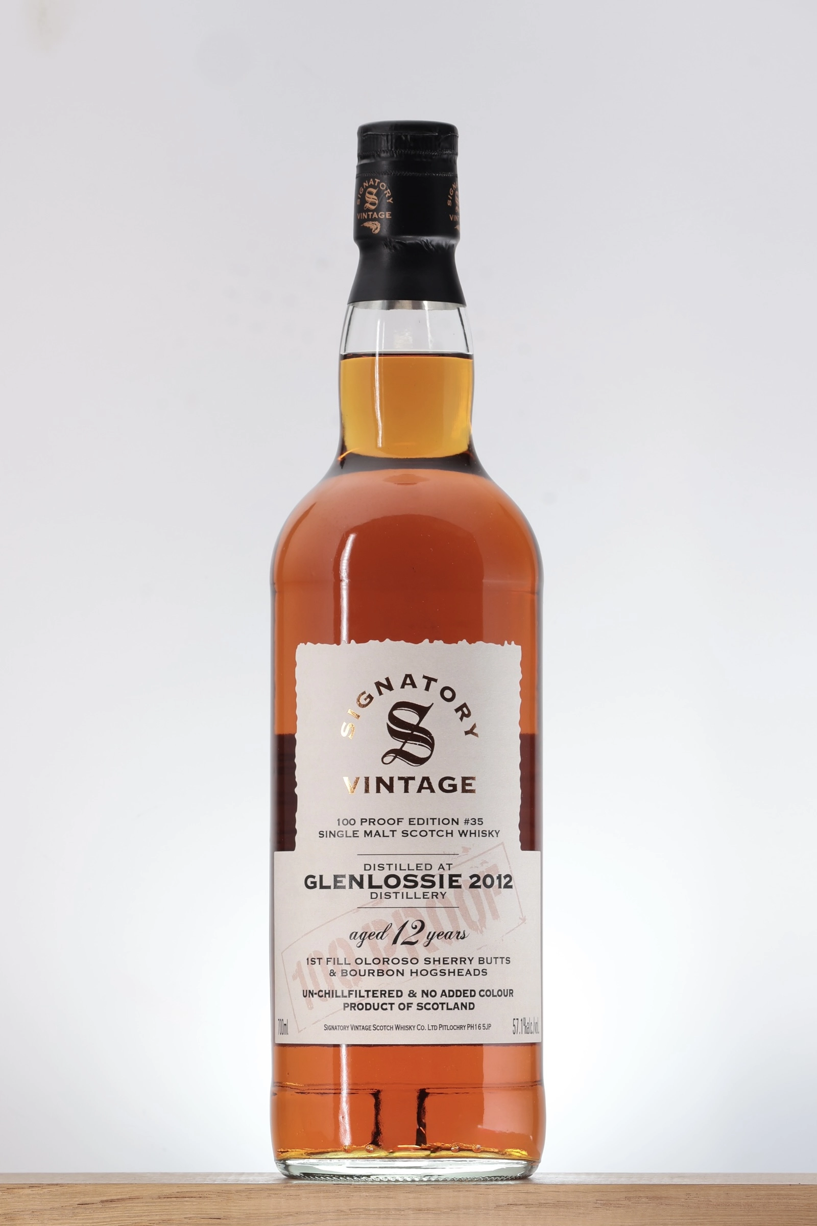 Whisky Glenlossie 2012 12 ans 100 Proof Oloroso Butts Signatory Vintage