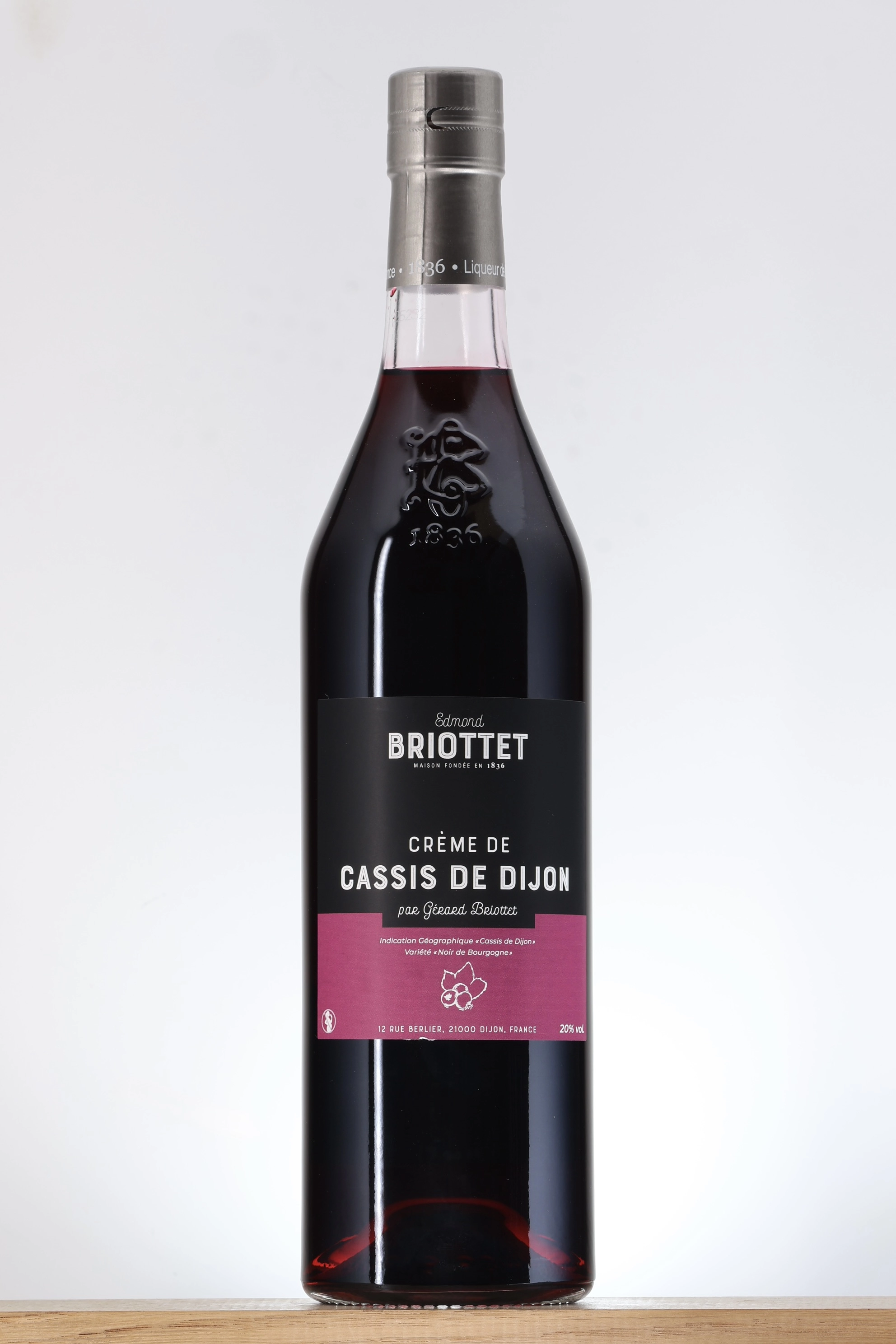 Crème de Cassis de Dijon IGP Gérard Briottet