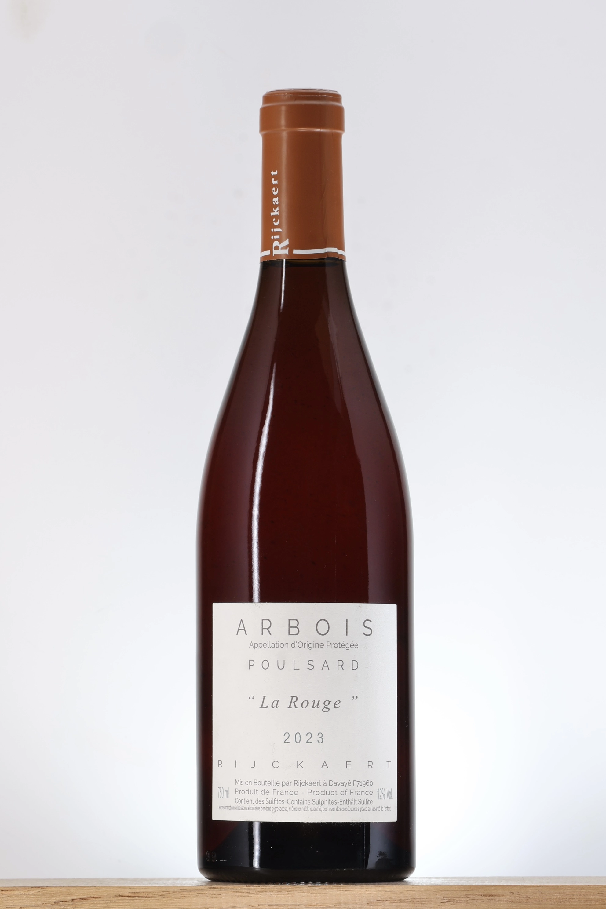 Arbois Poulsard La Rouge VV 2023 Domaine Rijckaert