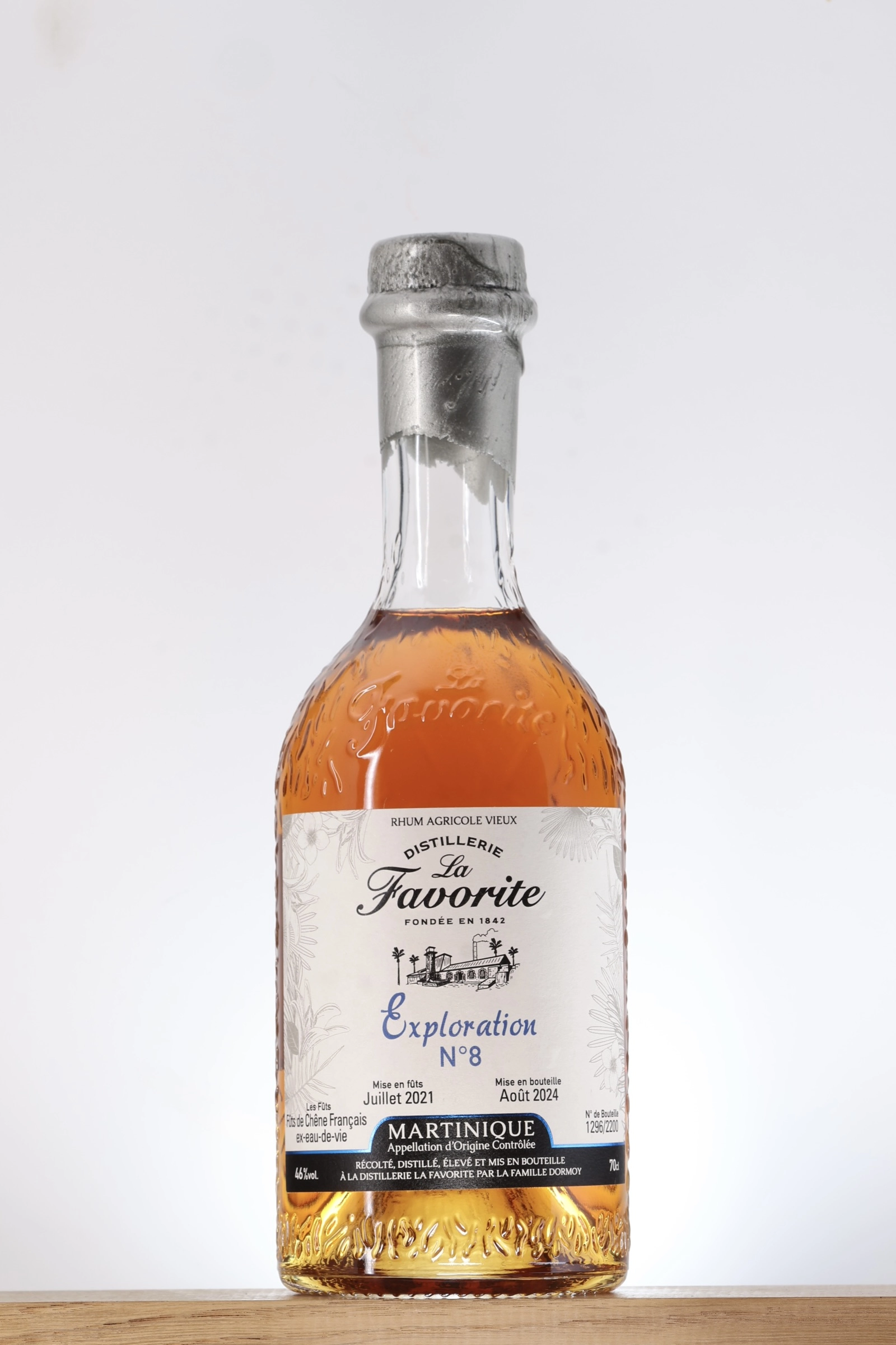 Rhum Agricole Cuvée Exploration N°8 Distillerie La Favorite