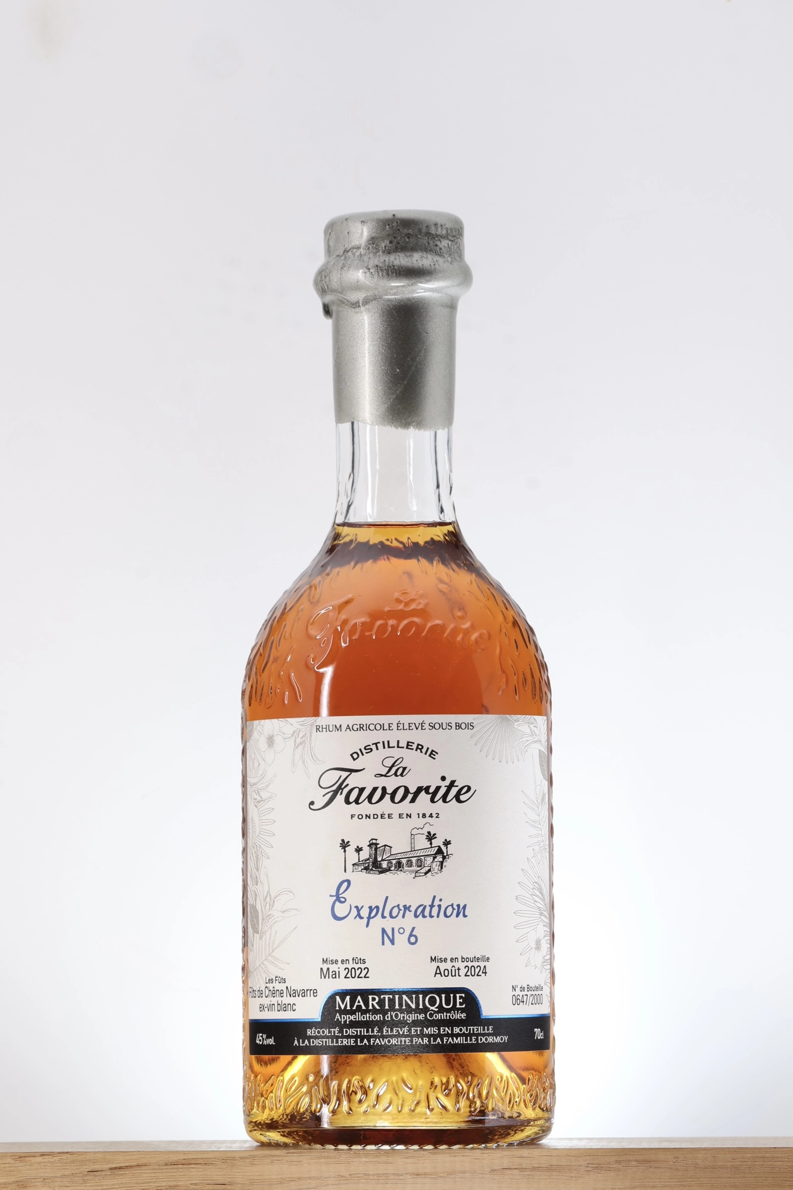 Rhum Agricole Cuvée Exploration N°6 Distillerie La Favorite Rhum Agricole Cuvée Exploration N°6 Distillerie La Favorite