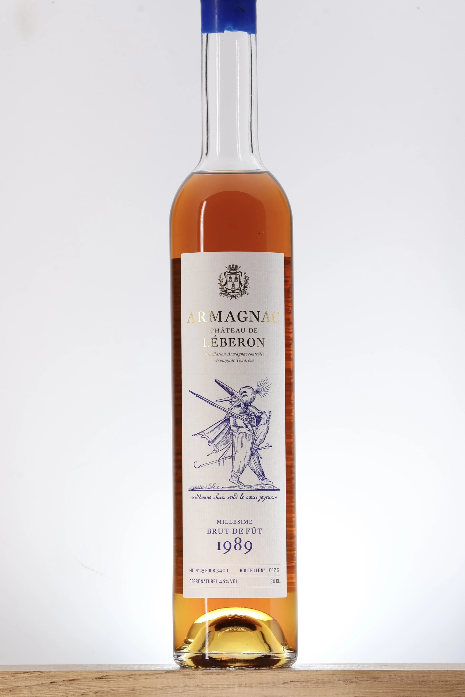 Armagnac Brut de Fût 1989 Chateau de Léberon