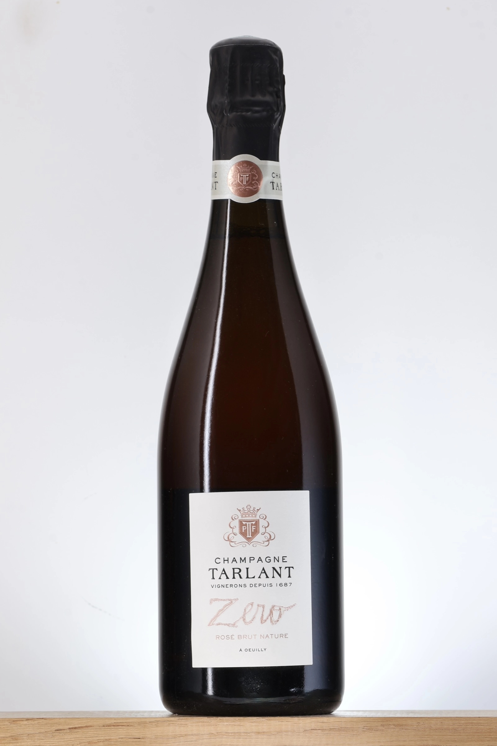 Champagne Rosé Zero Brut Nature Maison Tarlant 