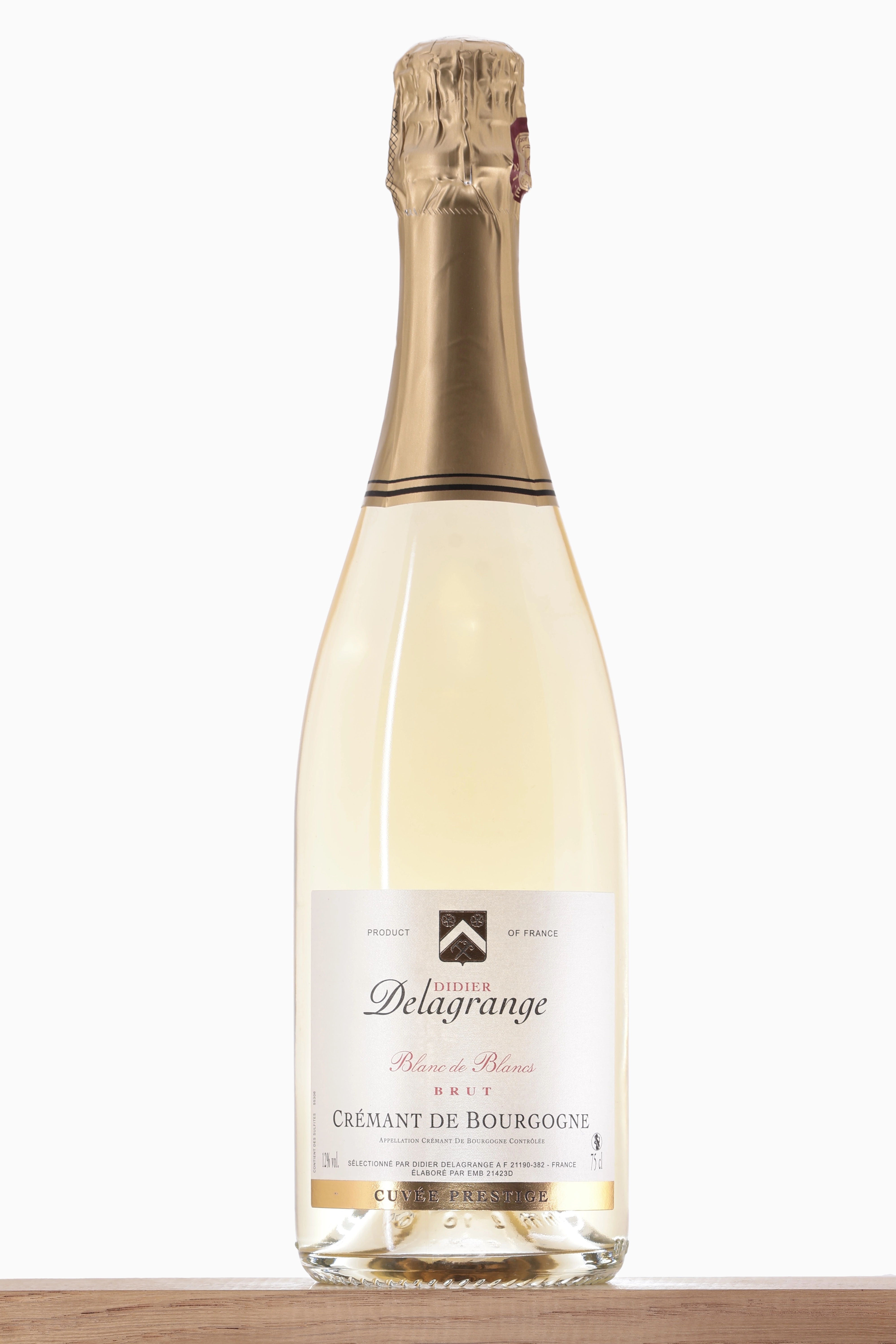 Crémant Blanc de Blancs Domaine Didier Delagrange