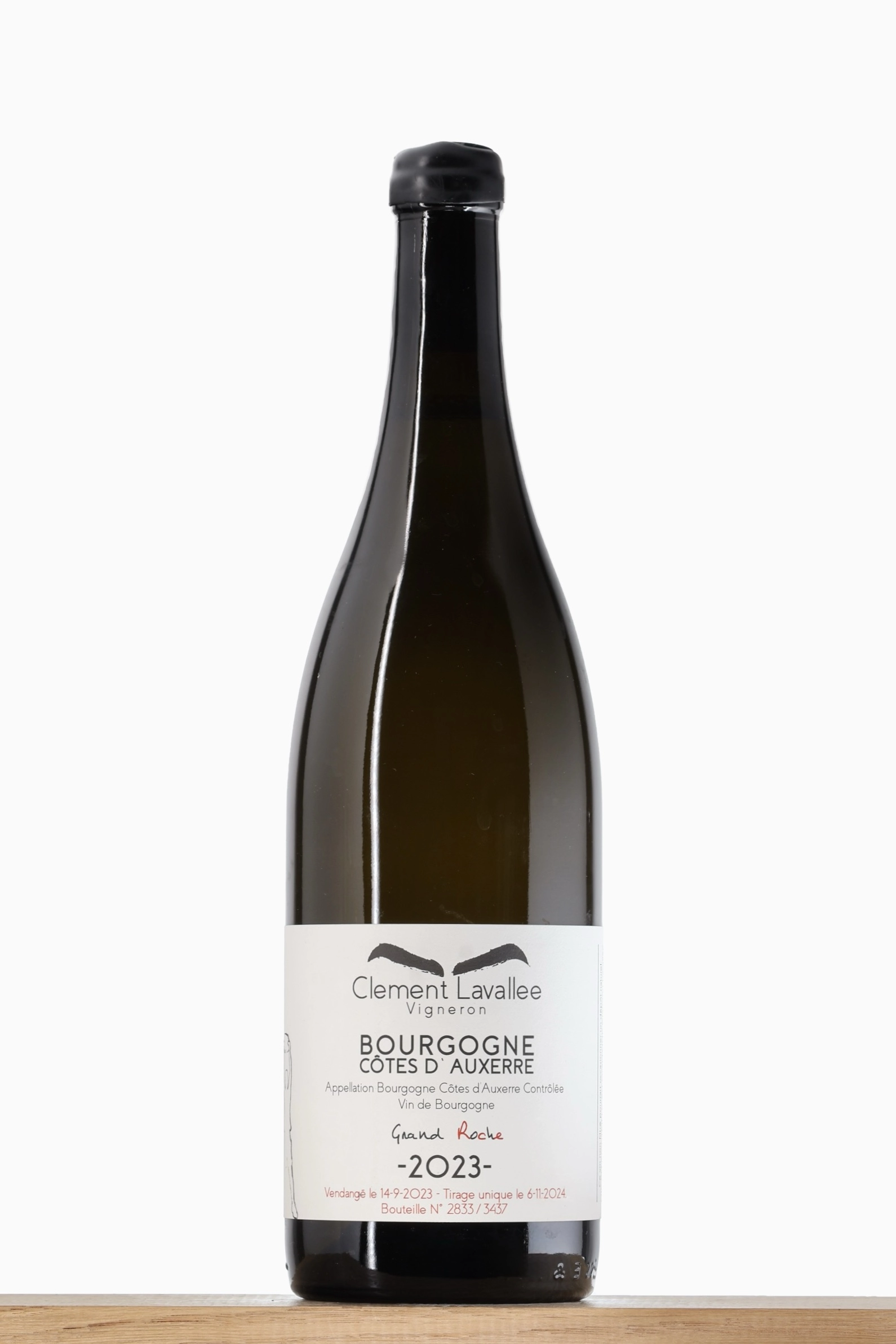 Côtes d'Auxerre blanc Grand Roche 2023 Domaine Clément Lavallée