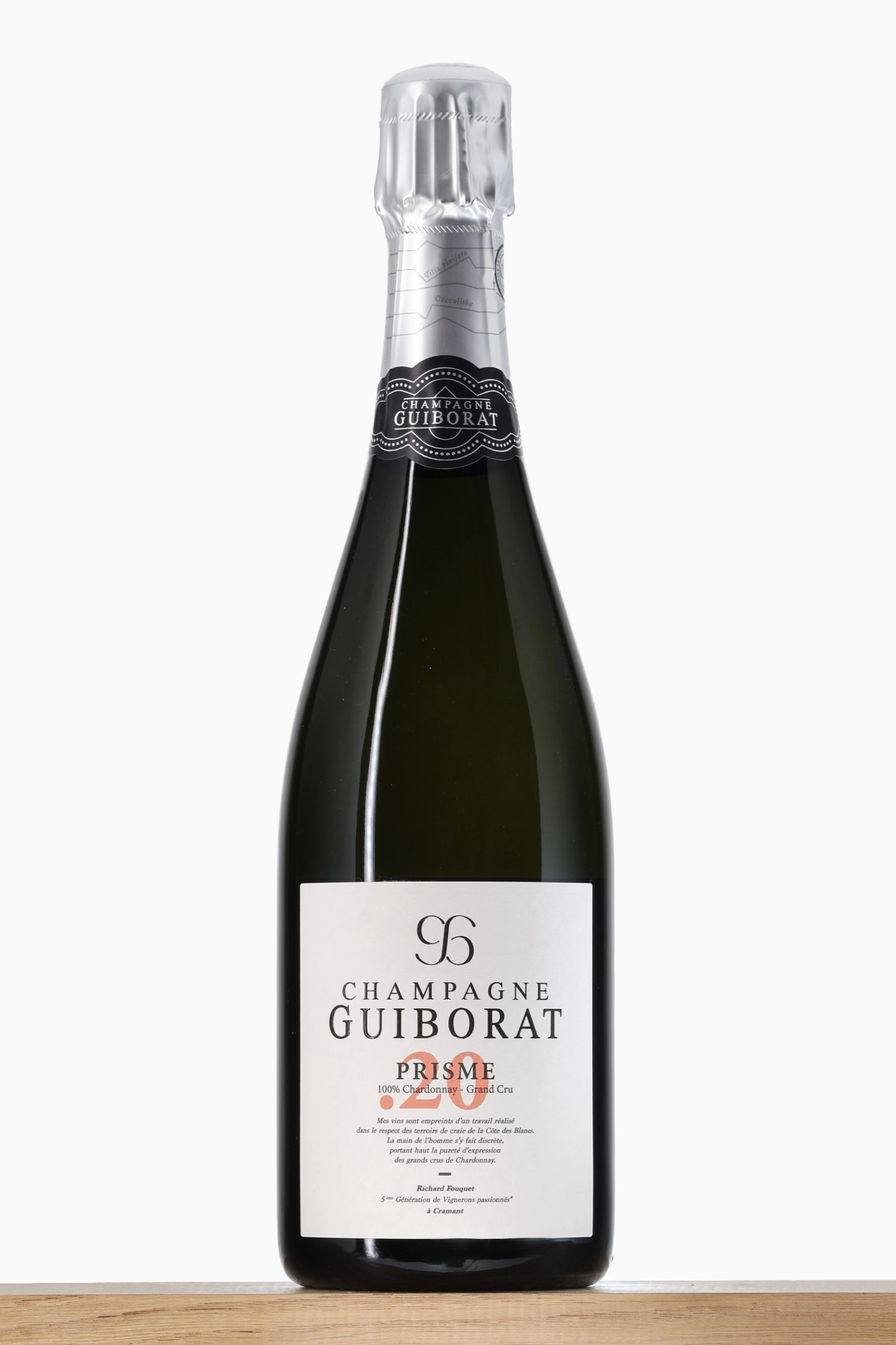 Champagne Prisme.20 Blancs de Blancs Grand Cru Guiborat