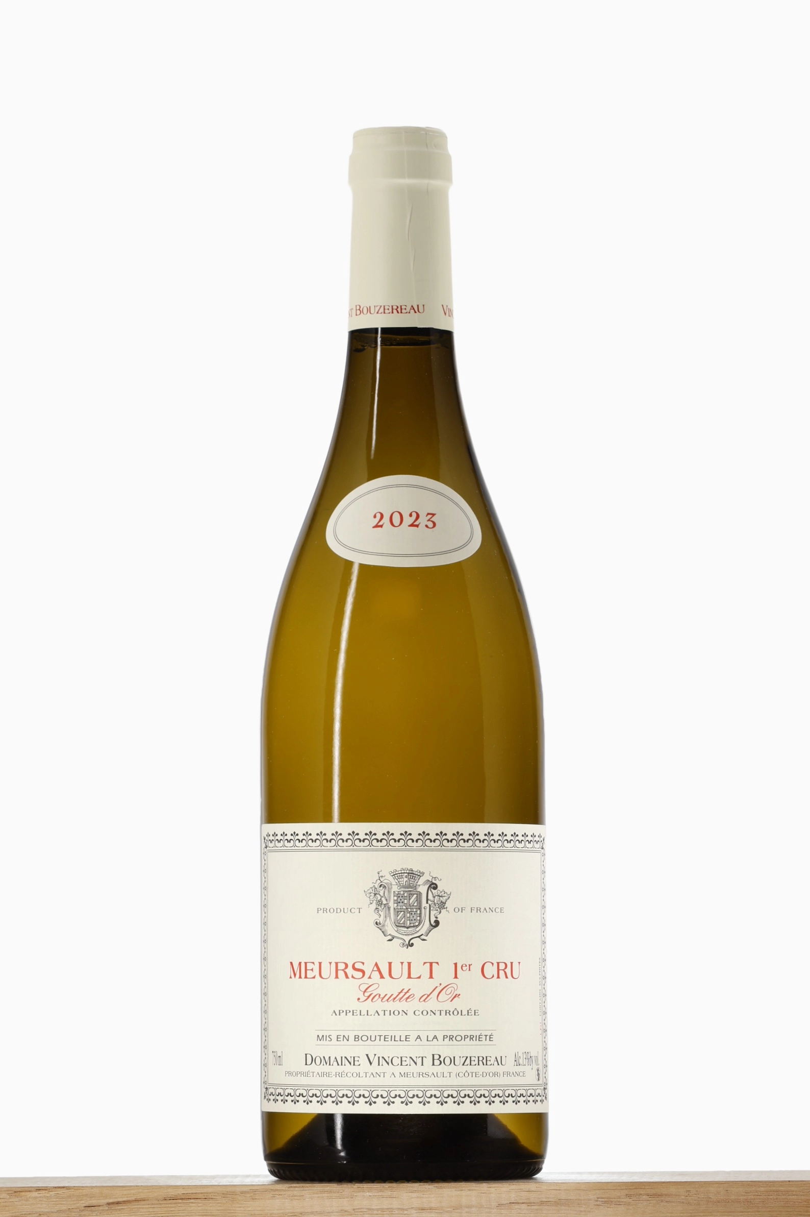 Meursault 1er cru Goutte d'Or 2023 Domaine Vincent Bouzereau