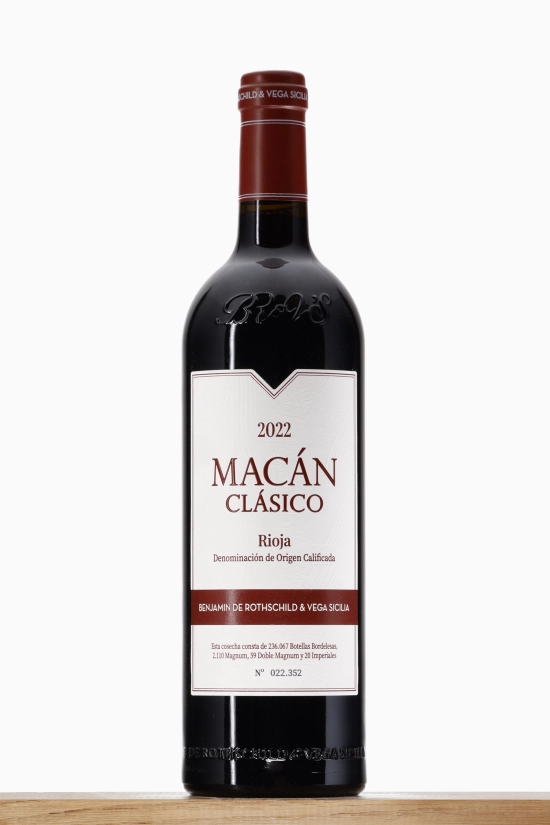 Rioja Mácan Clásico 2022 Benjamin de Rothschild & Tempos Vega Sicilia 