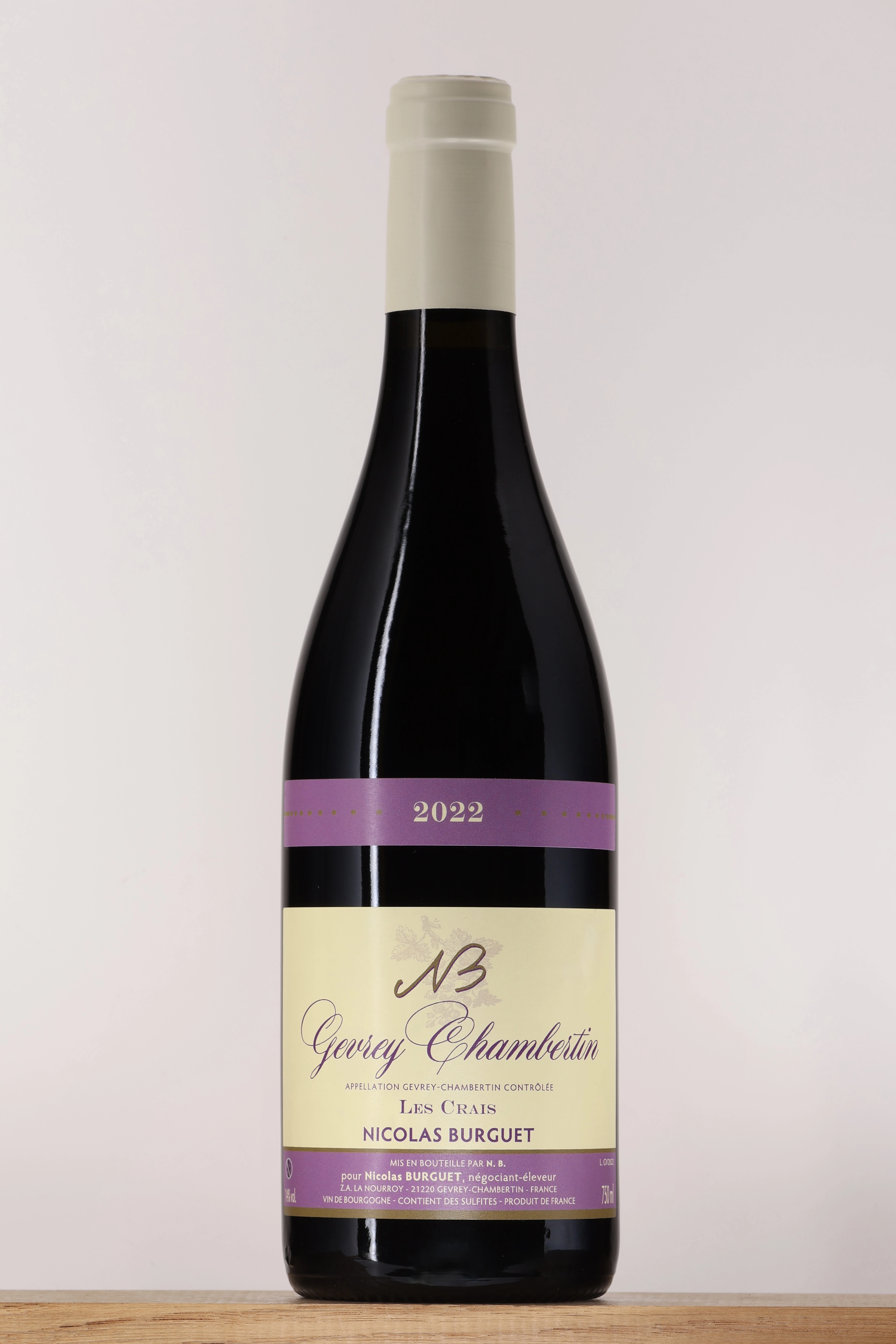 Gevrey Chambertin Les Crais 2022 Domaine Nicolas Burguet