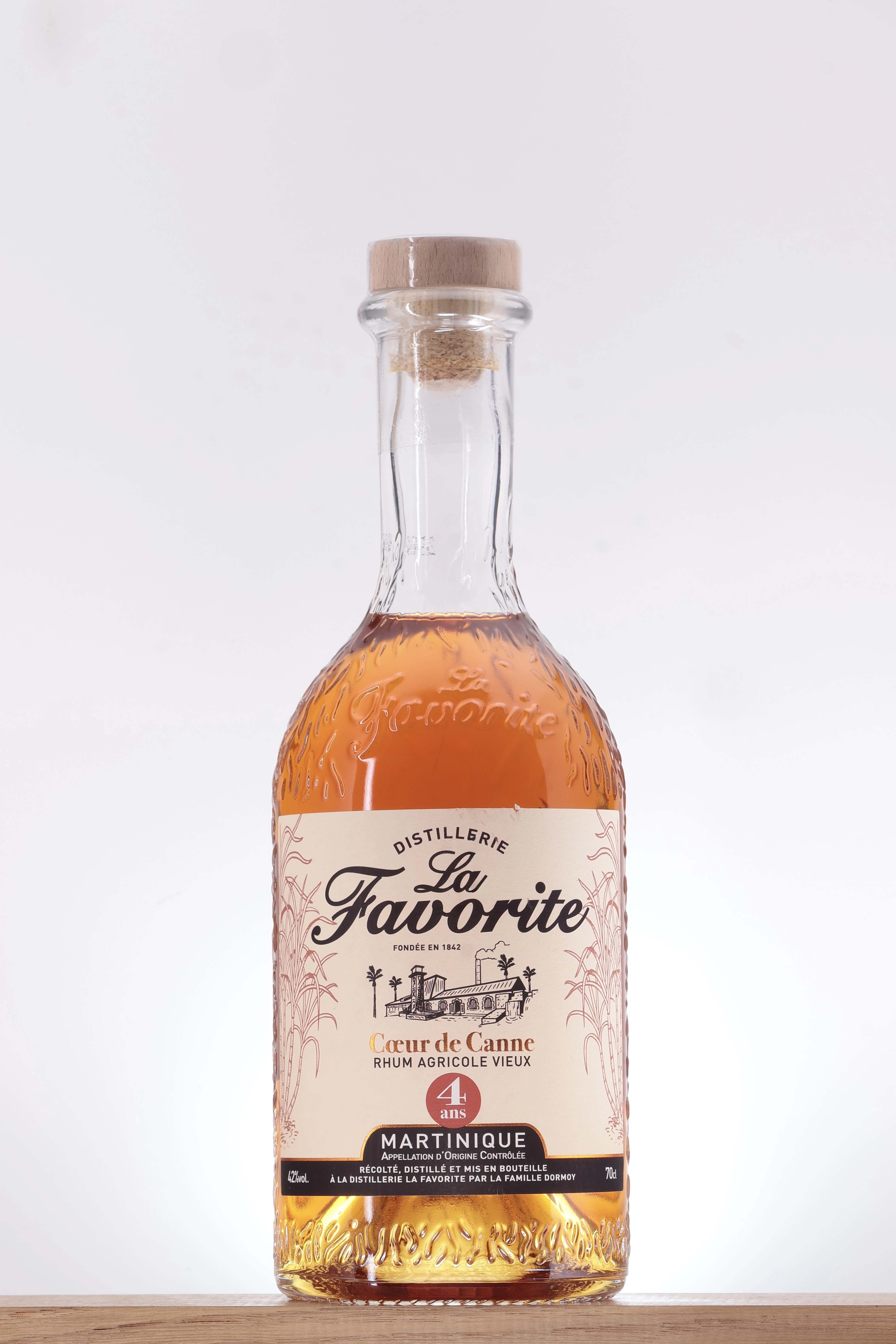Rhum Coeur de Canne Vieux 4 Ans Distillerie La Favorite