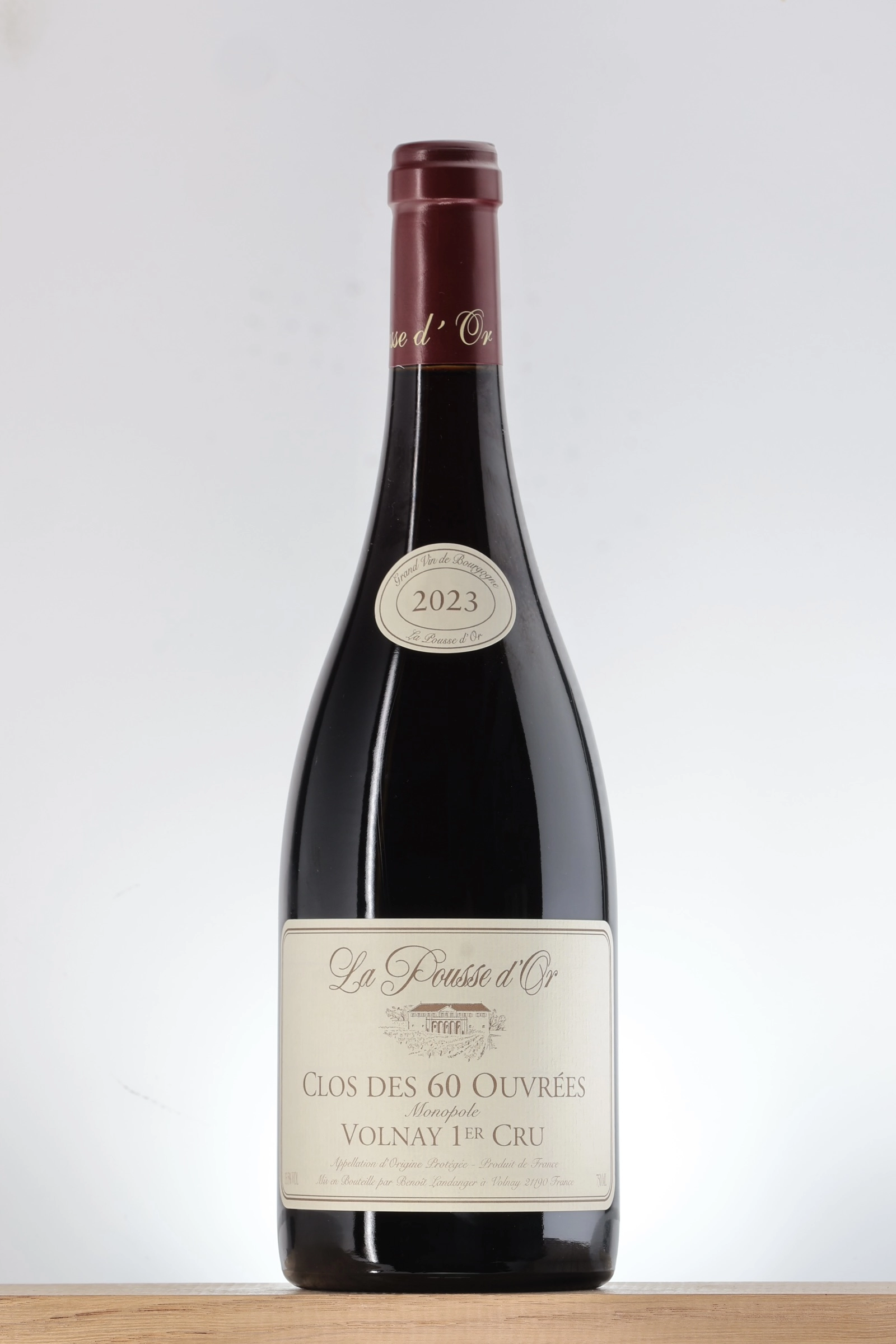 Volnay 1er cru Clos des 60 Ouvrées 2023 Domaine de La Pousse d'Or