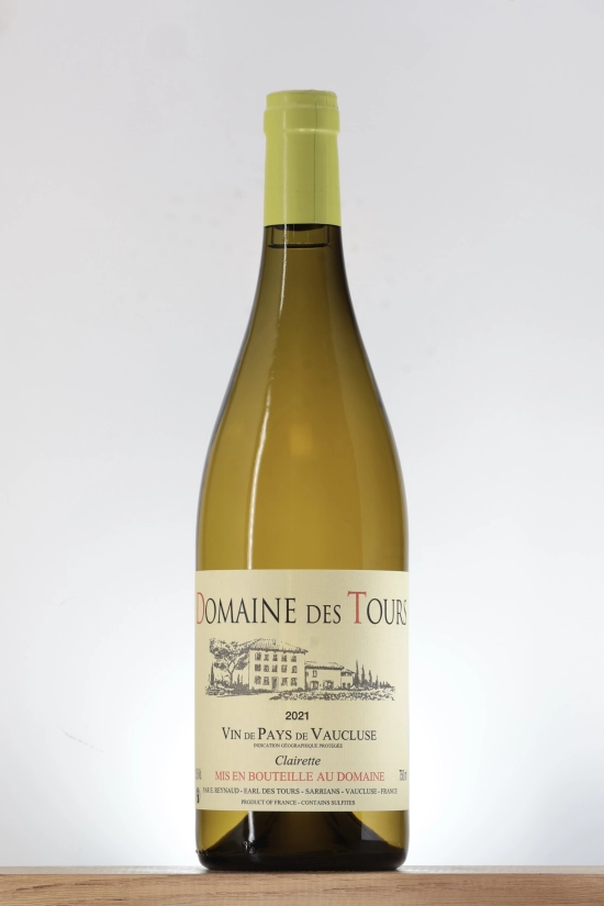 Vin de Pays du Vaucluse blanc 2021 Domaine des Tours