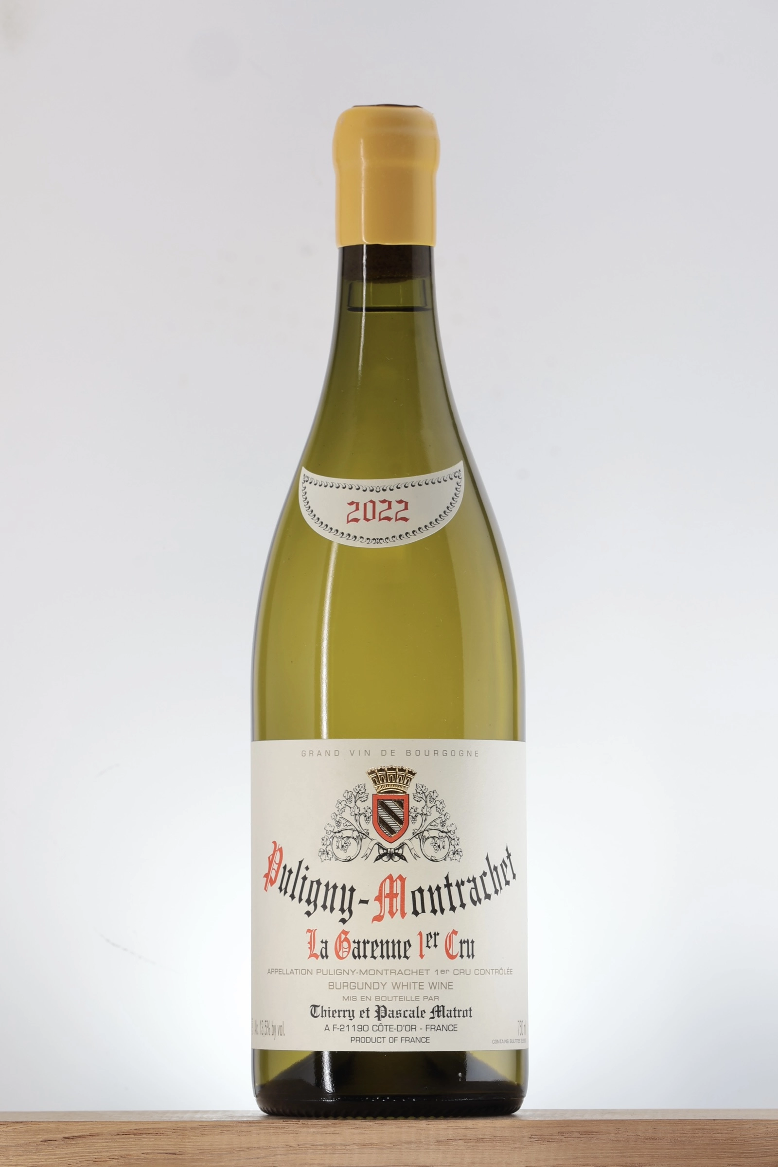 Puligny Montrachet 1er cru La Garenne 2022 Domaine Matrot