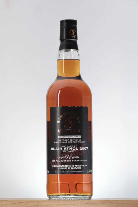 Whisky Blait Athol 2007 17 ans 100 Proof Exceptional Cask Signatory Vintage