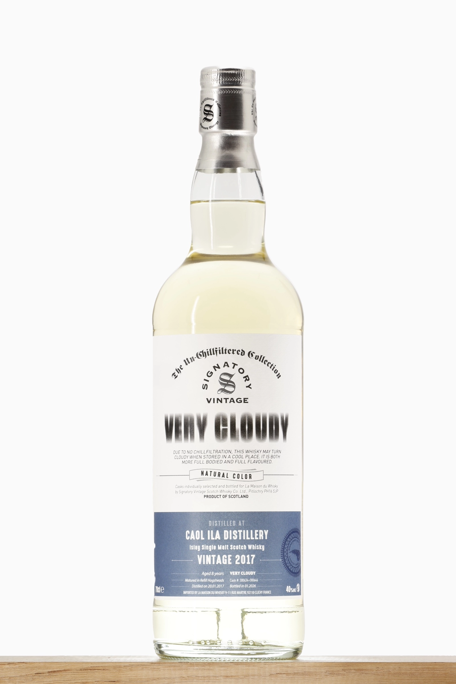 Whisky Caol Ila 8 ans Very Cloudy Signatory Vintage