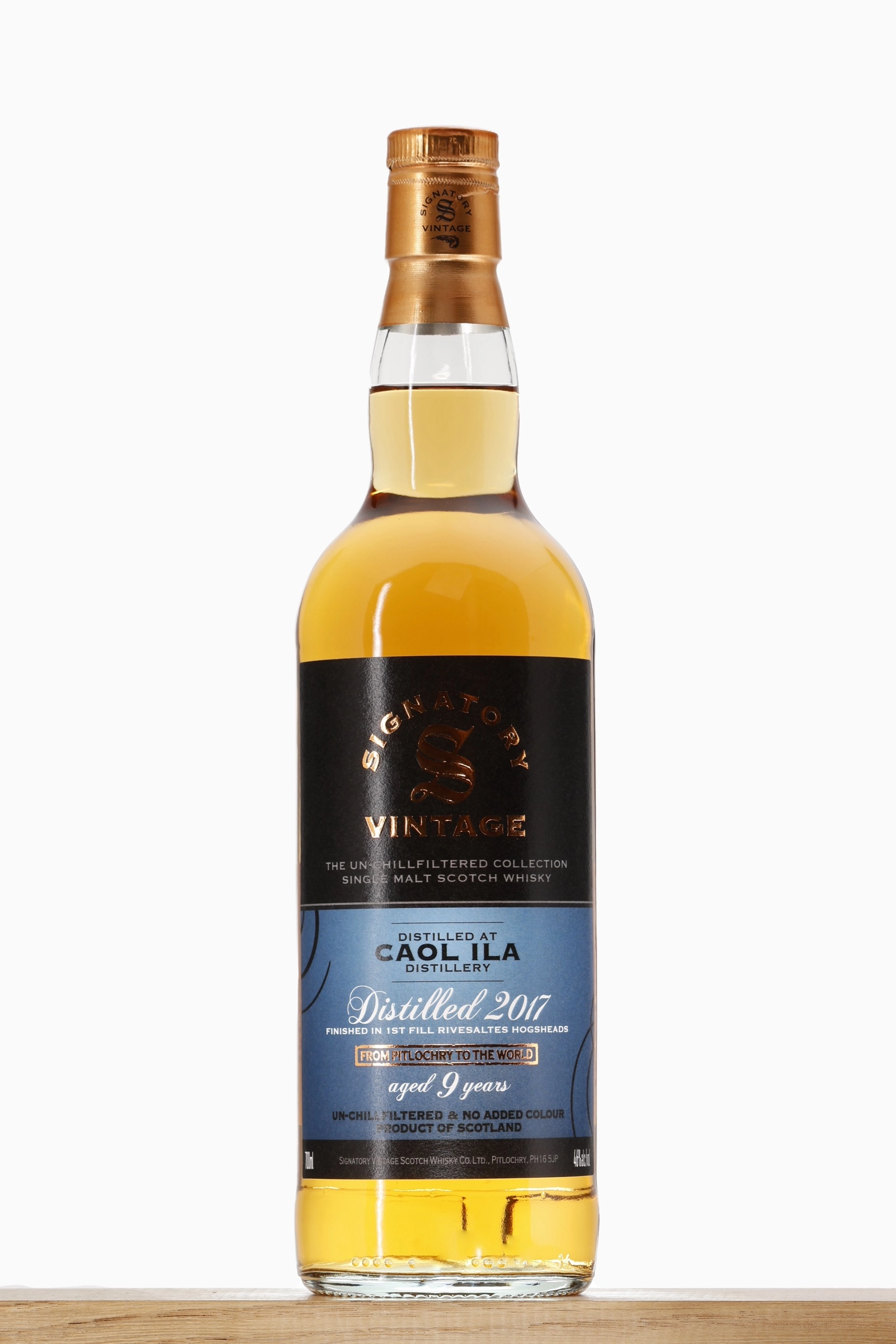 Whisky Caol Ila 9 ans 2017 1st Fill Rivesaltes Hogsheads Signatory Vintage