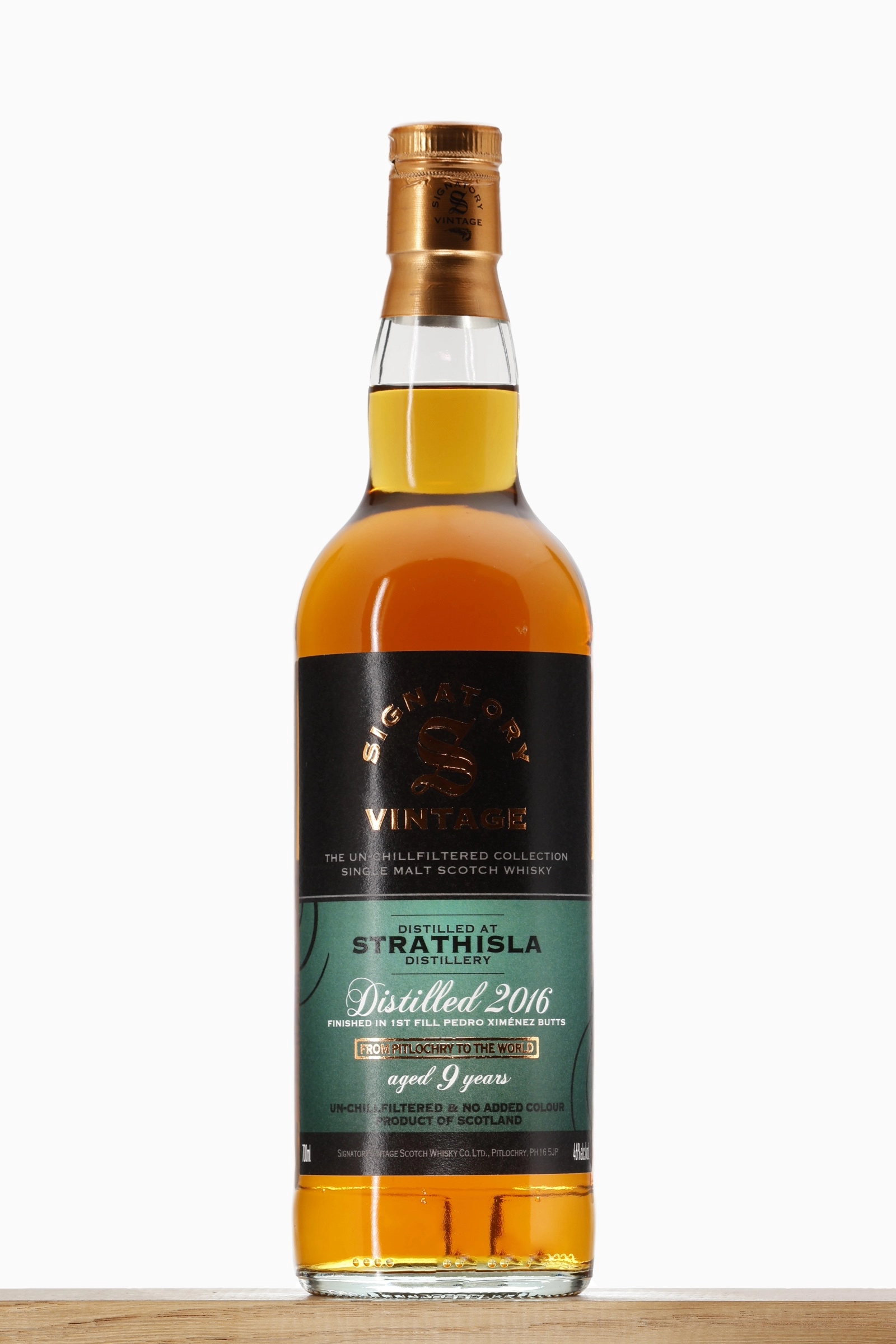 Whisky Strathisla 9 ans 2016 1st Fill PX Signatory Vintage
