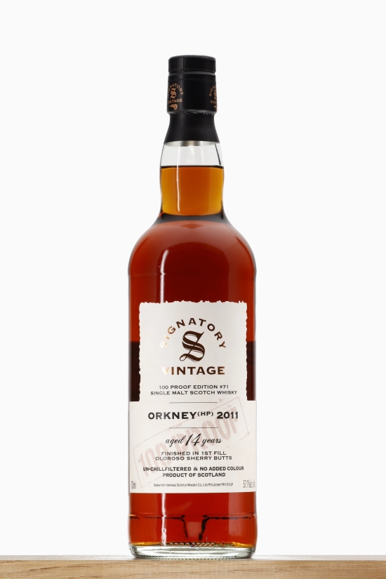 Whisky Orkney (HP) 14 ans 1st Fill Oloroso 100% Proof Signatory Vintage