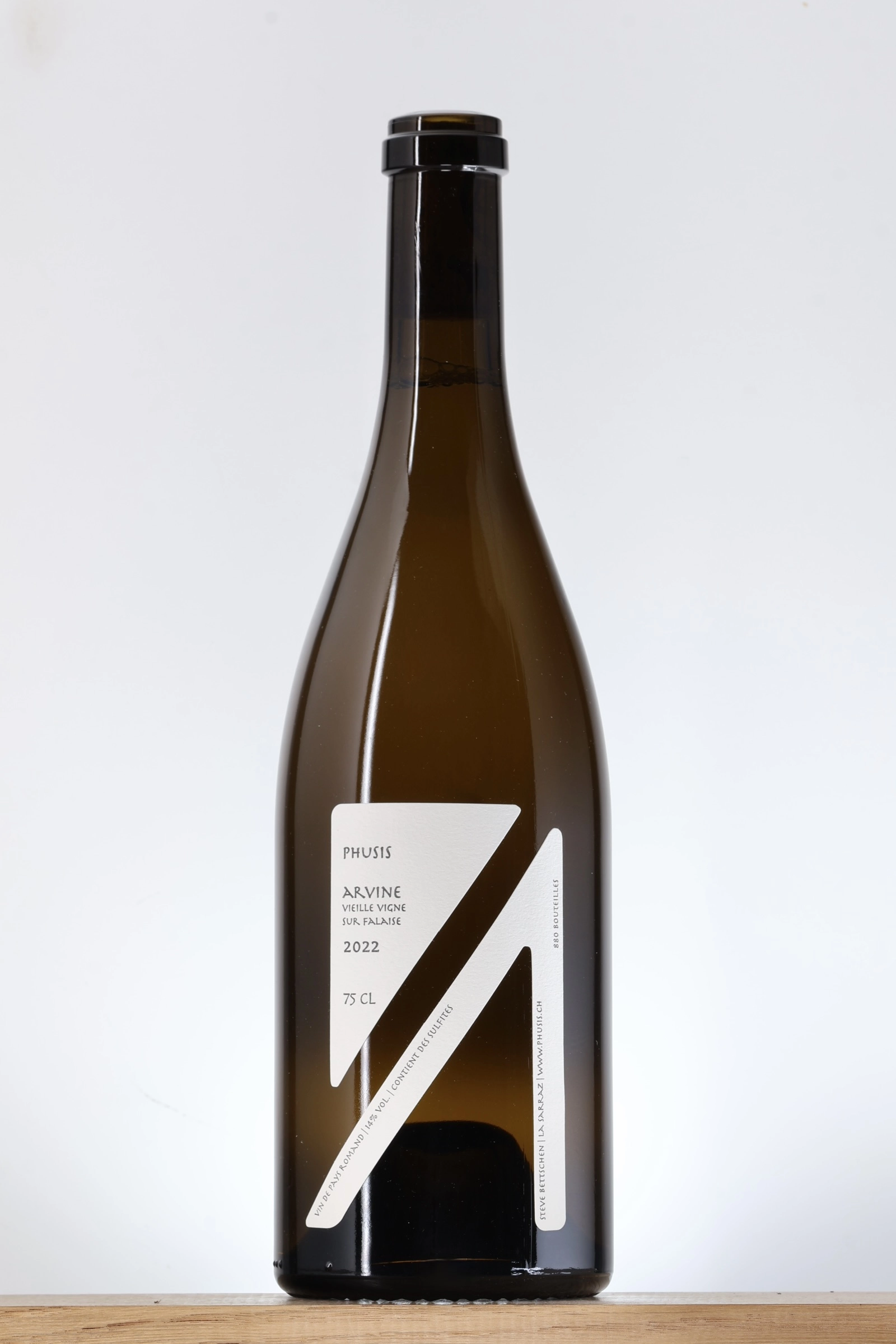 Arvine Vieille Vigne sur Falaise 2022 Steve Bettschen