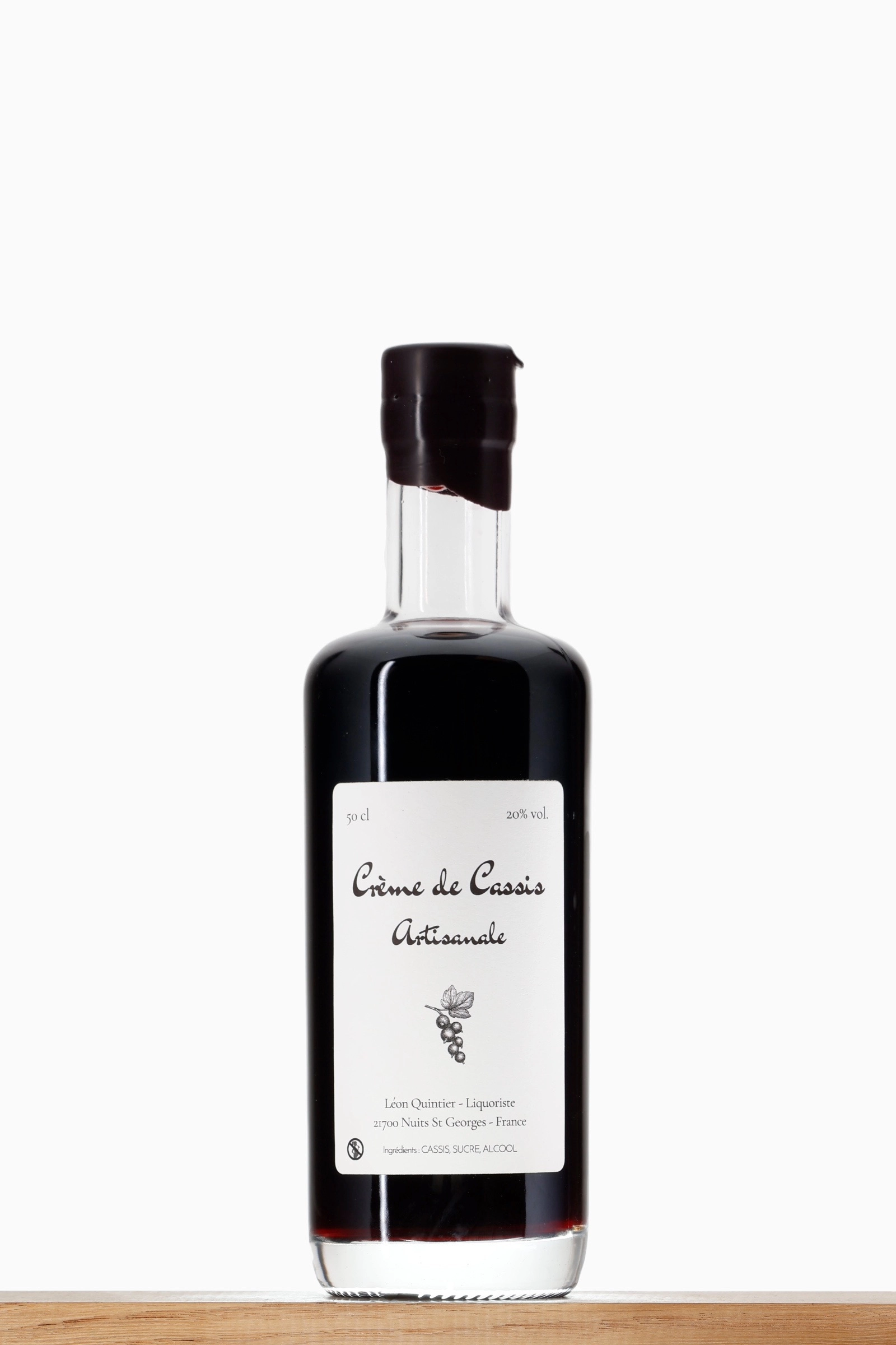 Crème de Cassis de Bourgogne Léon Quintier 50cl
